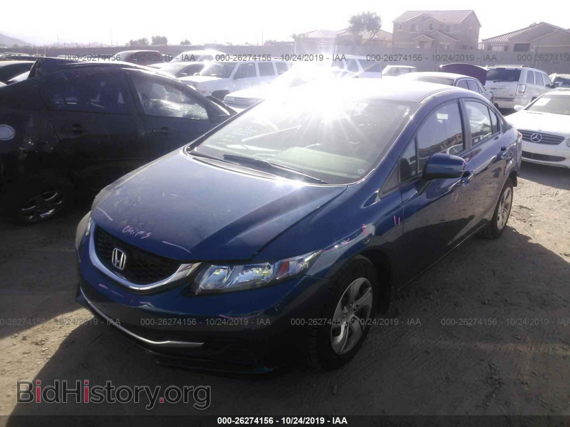 2014 HONDA CIVIC - VIN: 19XFB2E5XEE073816 - Фото 2