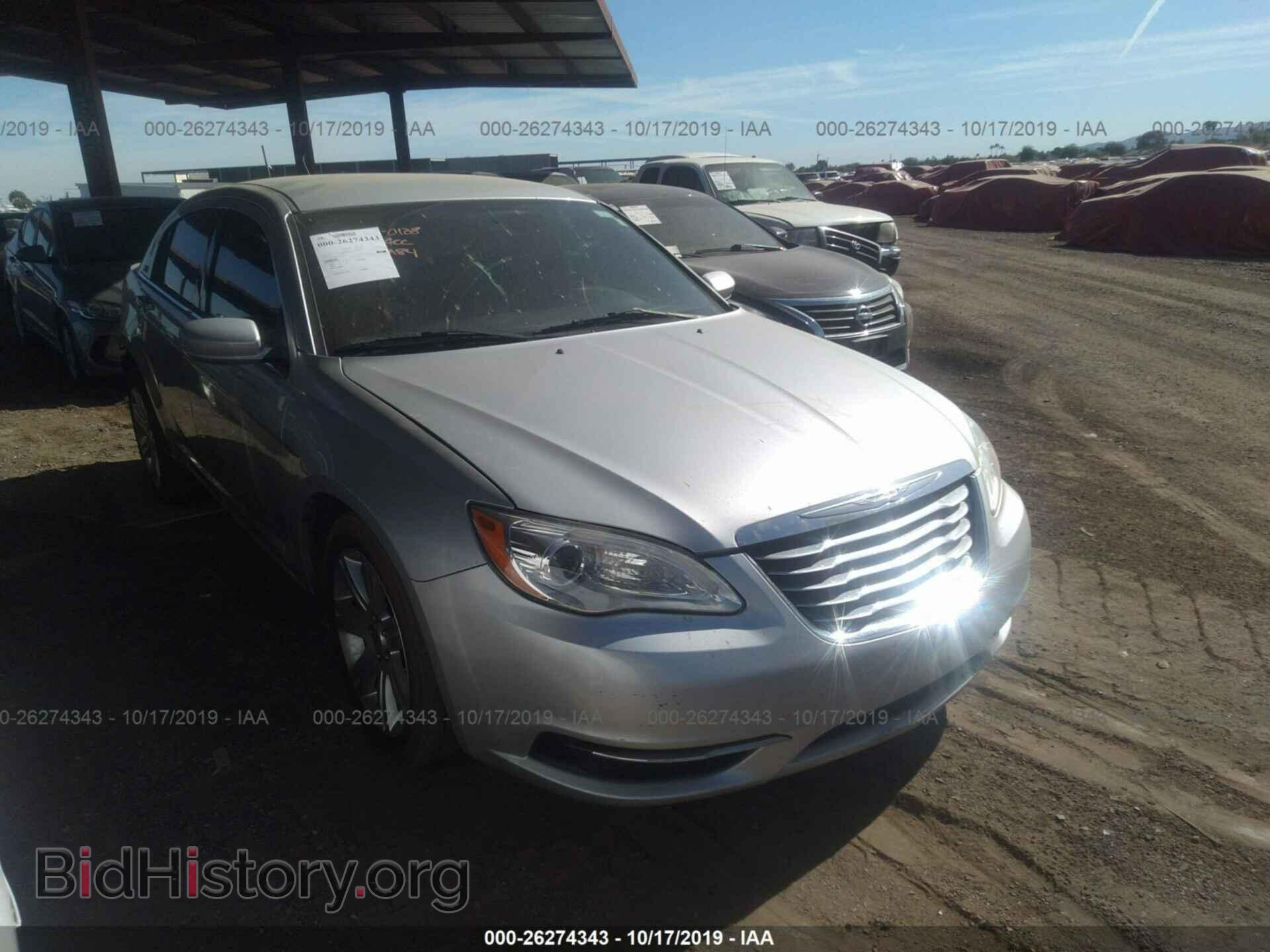 Фотография 1C3CCBBB3CN226916 - CHRYSLER 200 2012