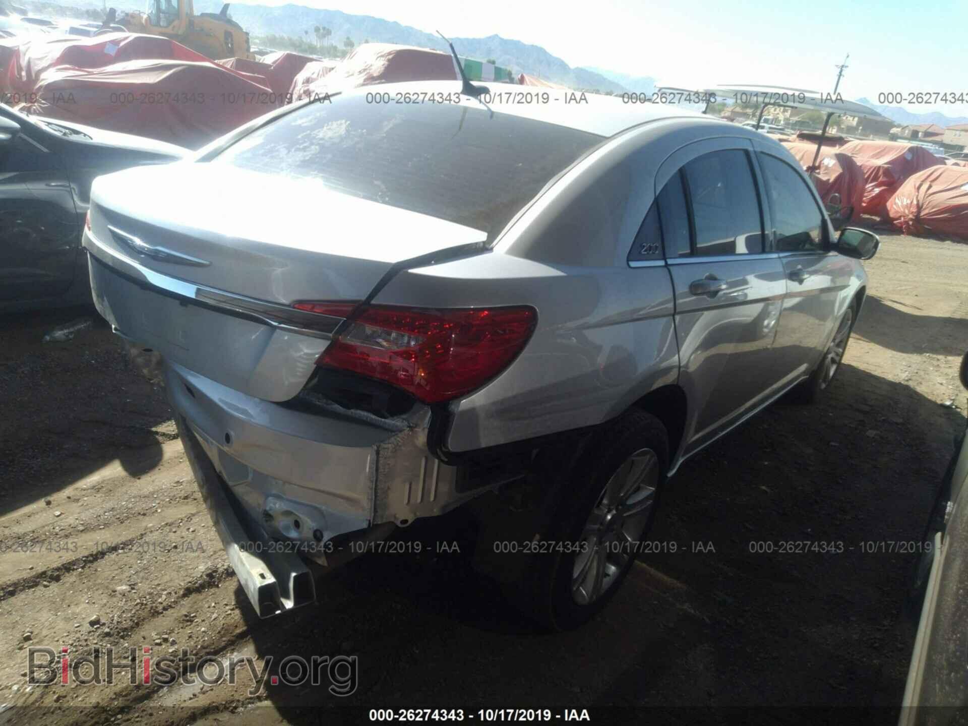 2012 CHRYSLER 200 - VIN: 1C3CCBBB3CN226916 - Фото 4