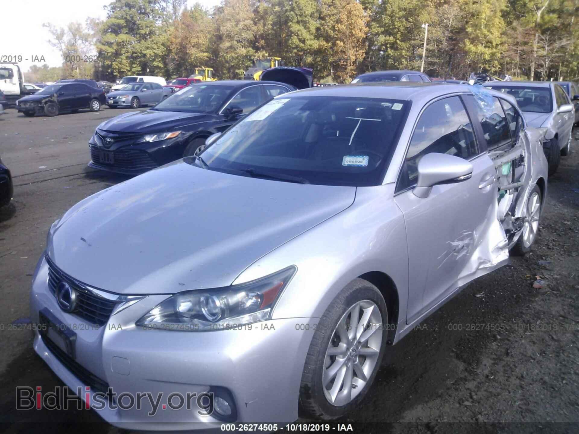 2011 LEXUS CT - VIN: JTHKD5BH5B2019761 - Фото 2