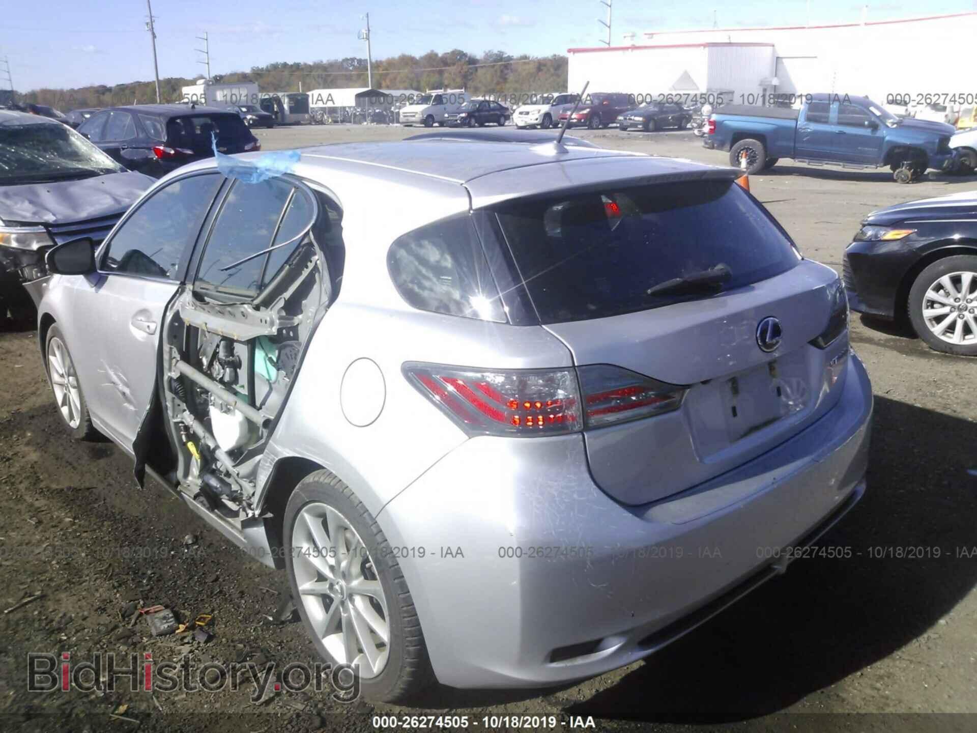 2011 LEXUS CT - VIN: JTHKD5BH5B2019761 - Фото 3