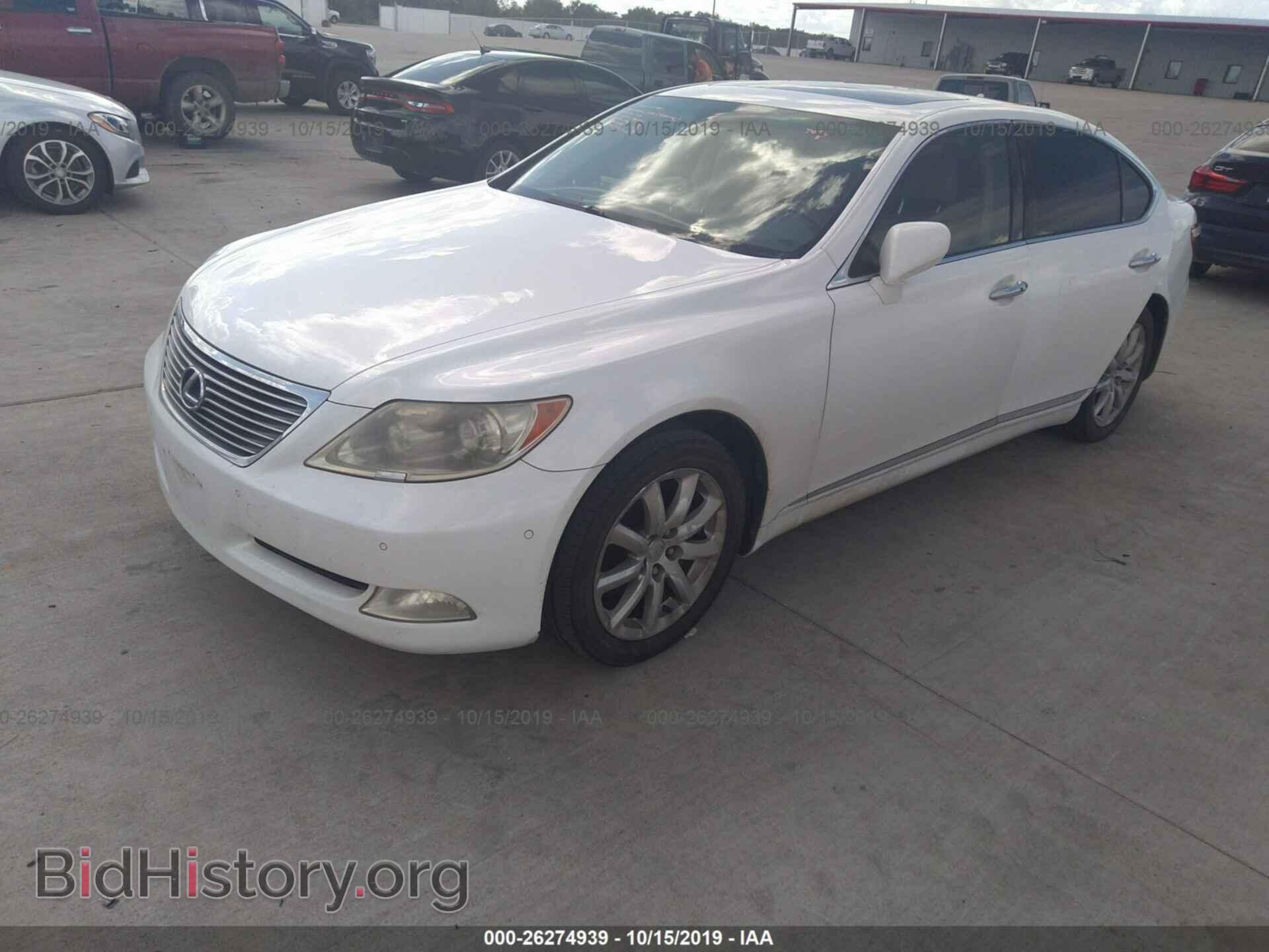 2007 LEXUS LS - VIN: JTHBL46F075005262 - Фото 2