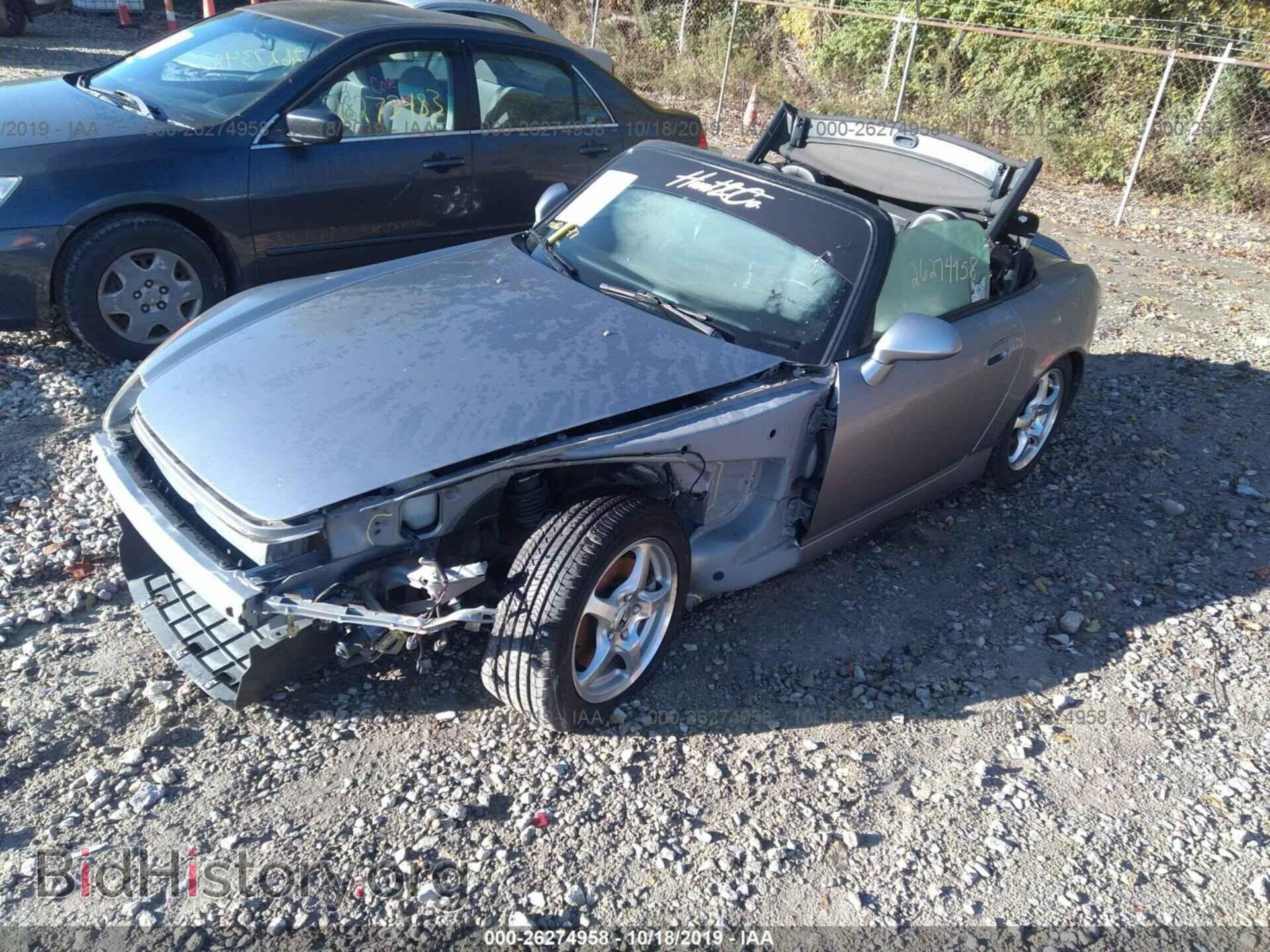2001 HONDA S2000 - VIN: JHMAP11411T000031 - Фото 2
