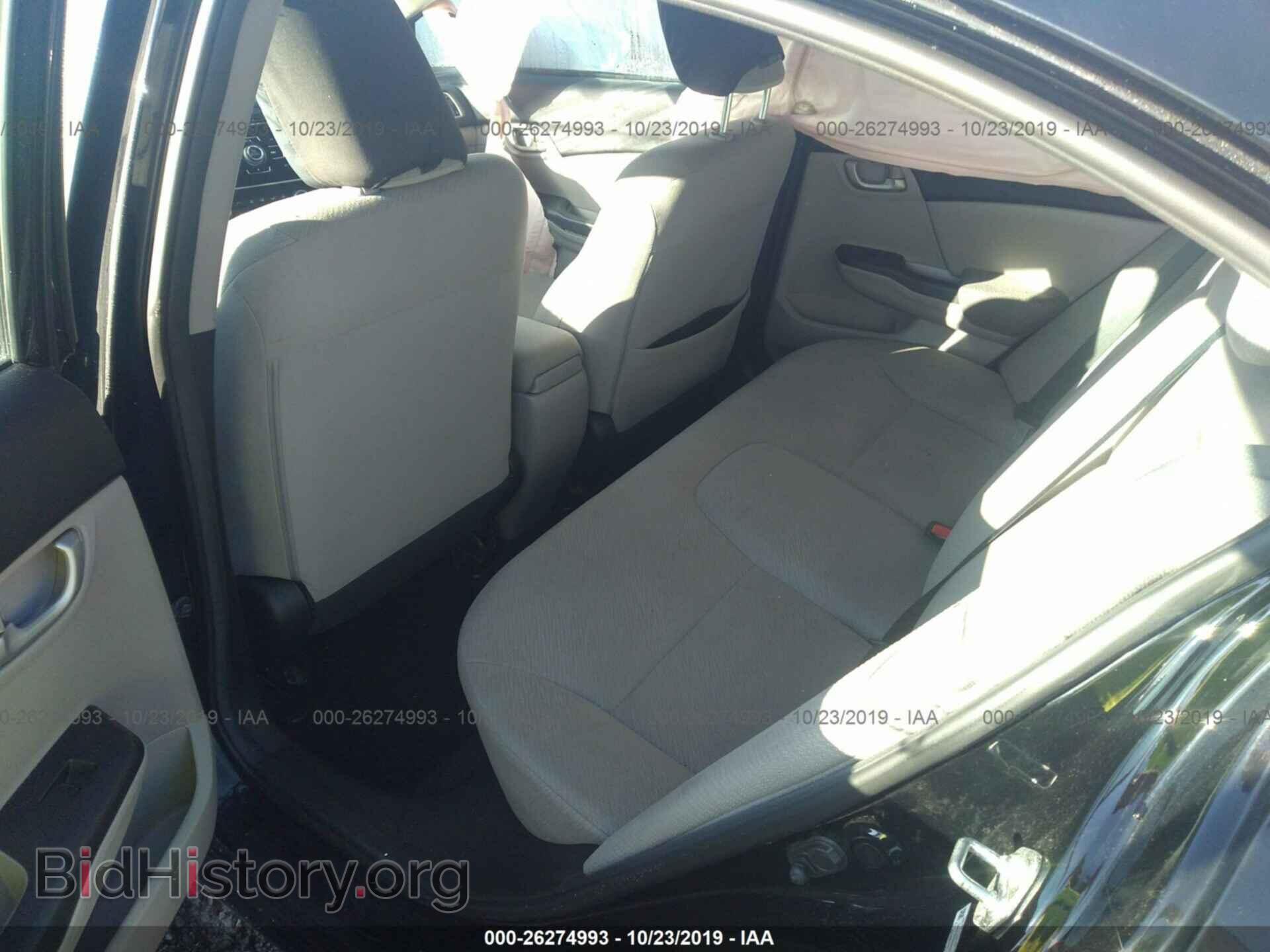 2013 HONDA CIVIC - VIN: 19XFB2E54DE099391 - Фото 8