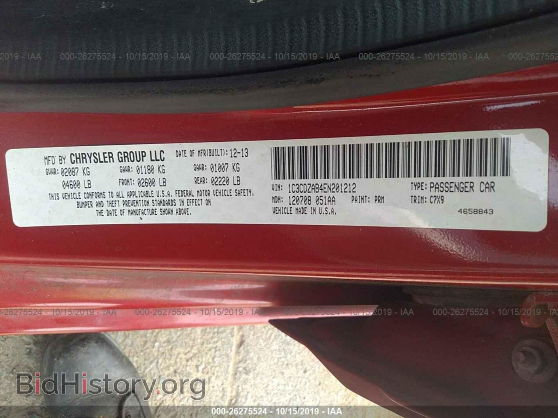 2014 DODGE AVENGER - VIN: 1C3CDZAB4EN201212 - Photo 9