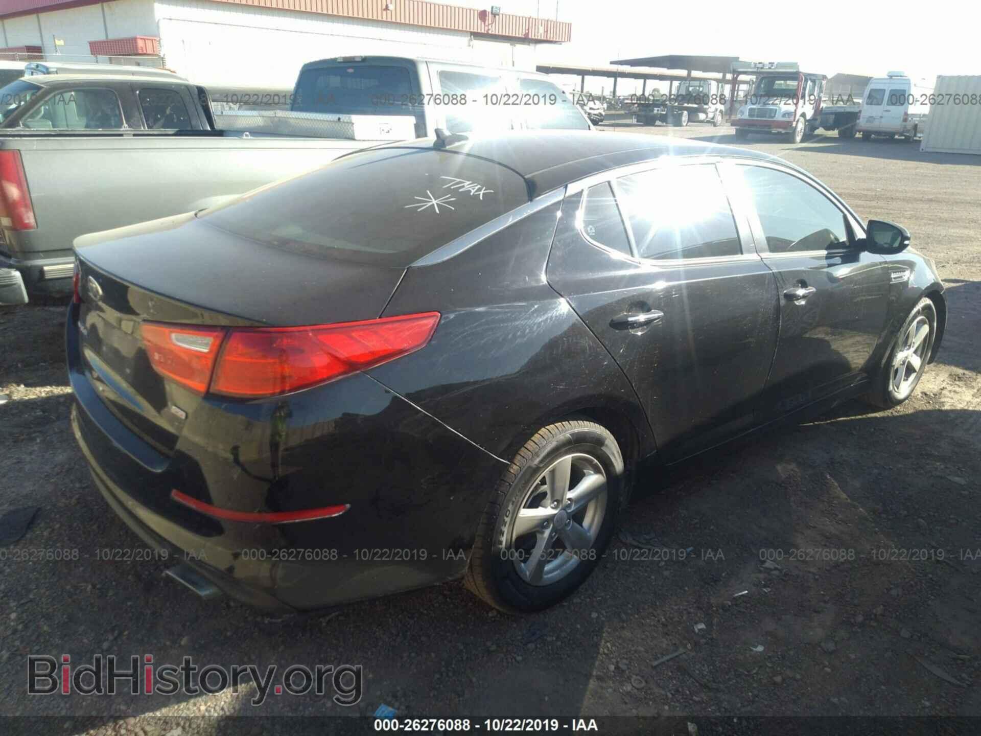 2015 KIA OPTIMA - VIN: 5XXGM4A79FG464370 - Photo 4