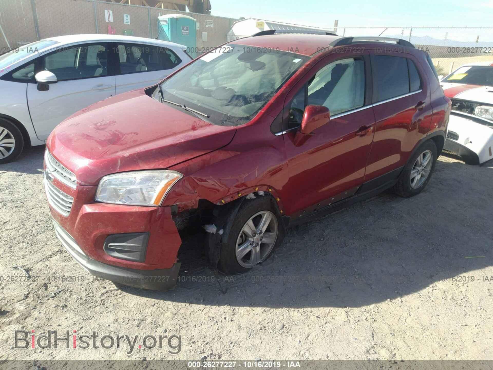 2015 CHEVROLET TRAX - VIN: KL7CJLSB0FB123981 - Фото 2