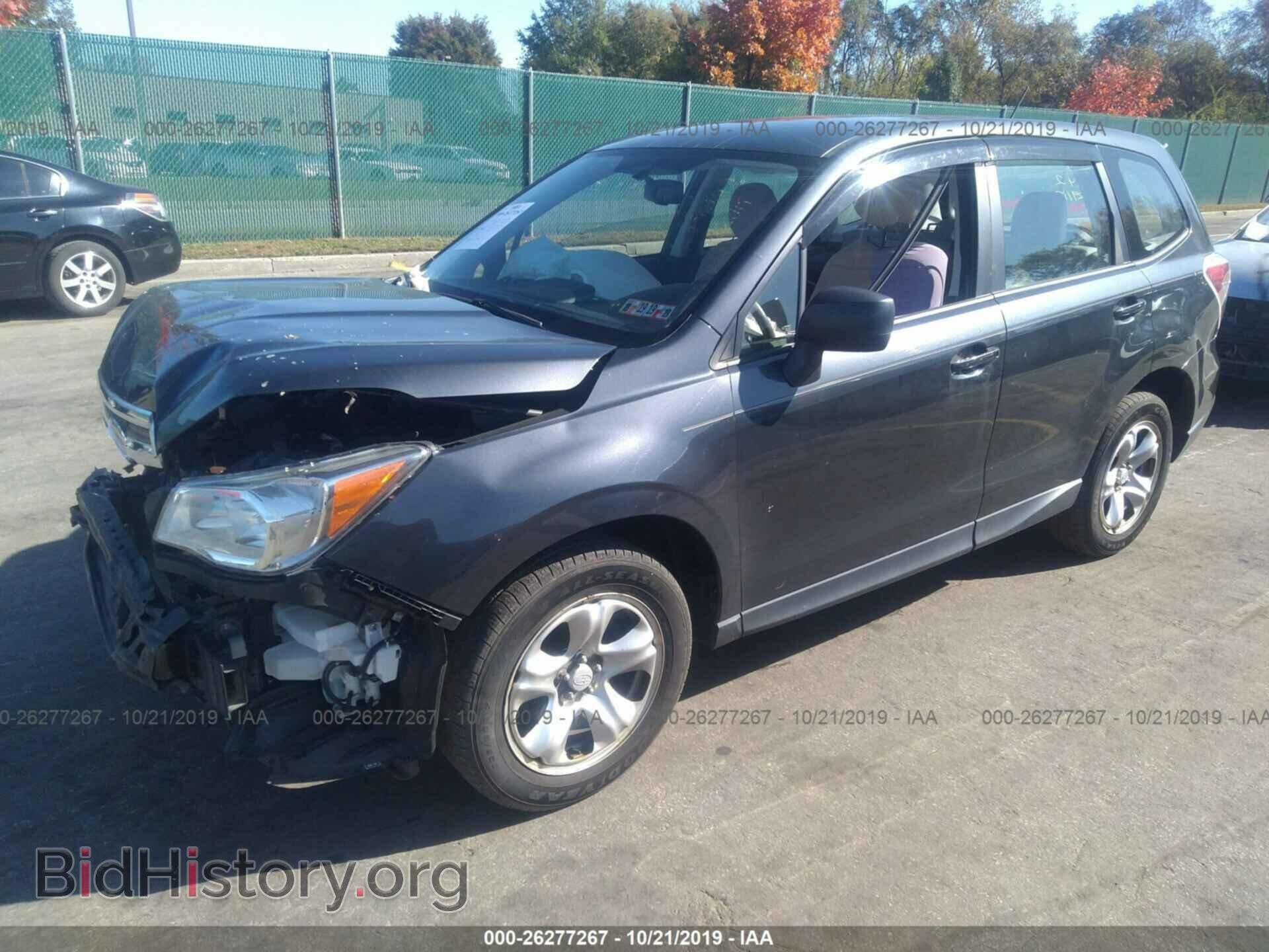 2014 SUBARU FORESTER - VIN: JF2SJAAC3EH454242 - Фото 2