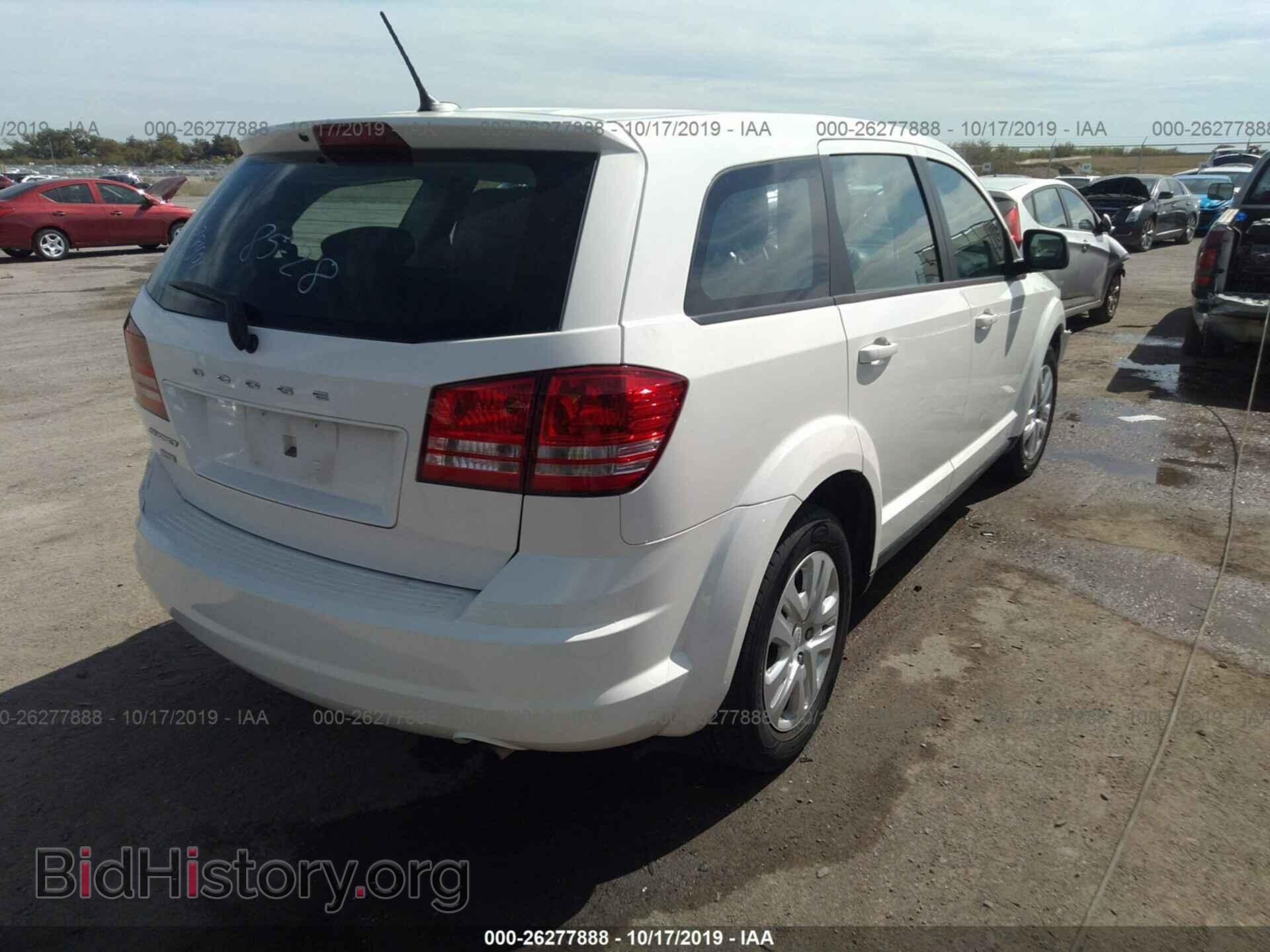 2014 DODGE JOURNEY - VIN: 3C4PDCAB0ET237375 - Фото 4