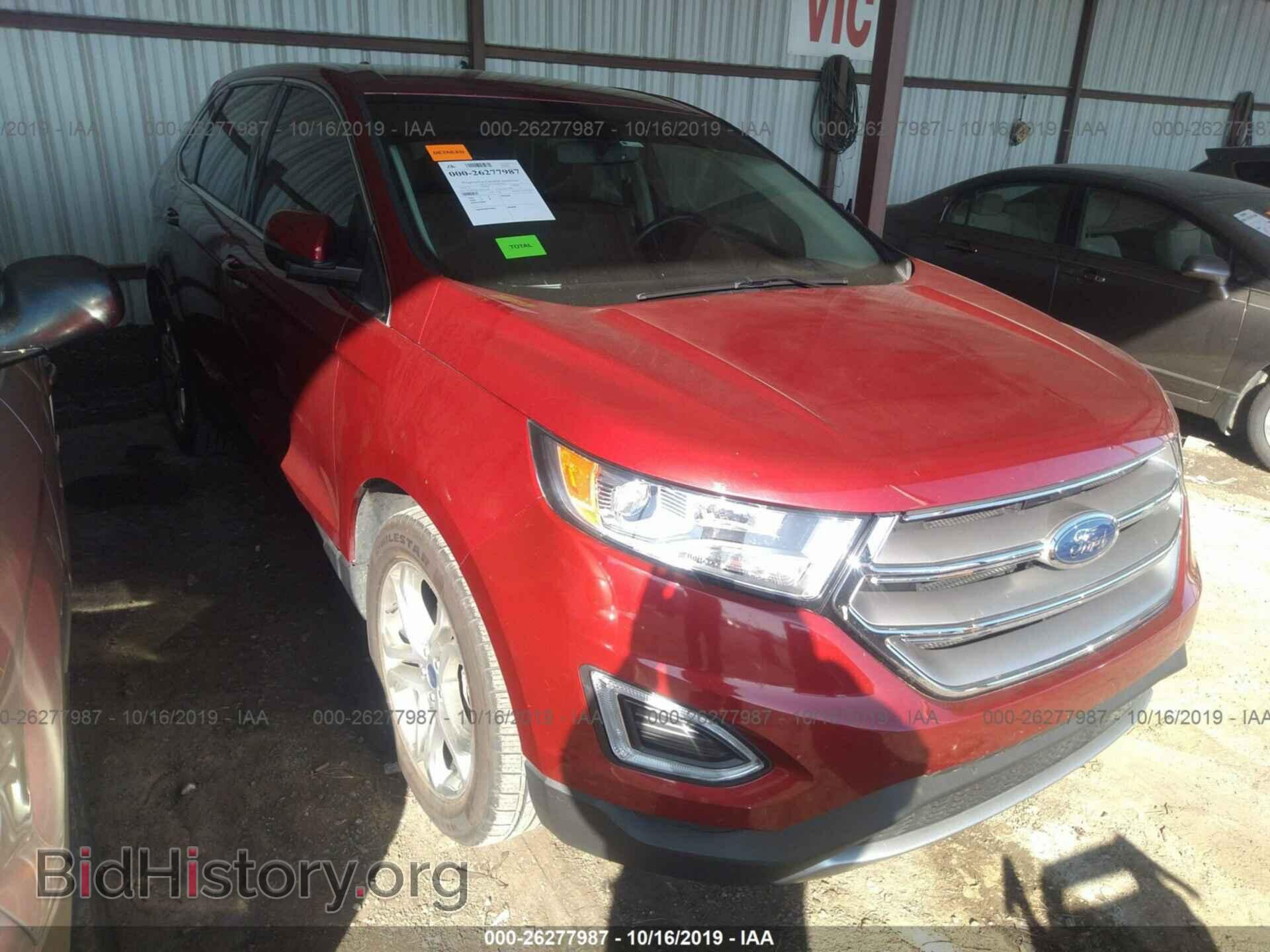 Фотография 2FMPK3K91GBB13384 - FORD EDGE 2016