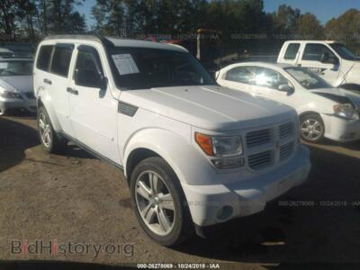 2011 Dodge NITRO Heat, white — VIN 1D4PU4GK8BW598746, IAAI