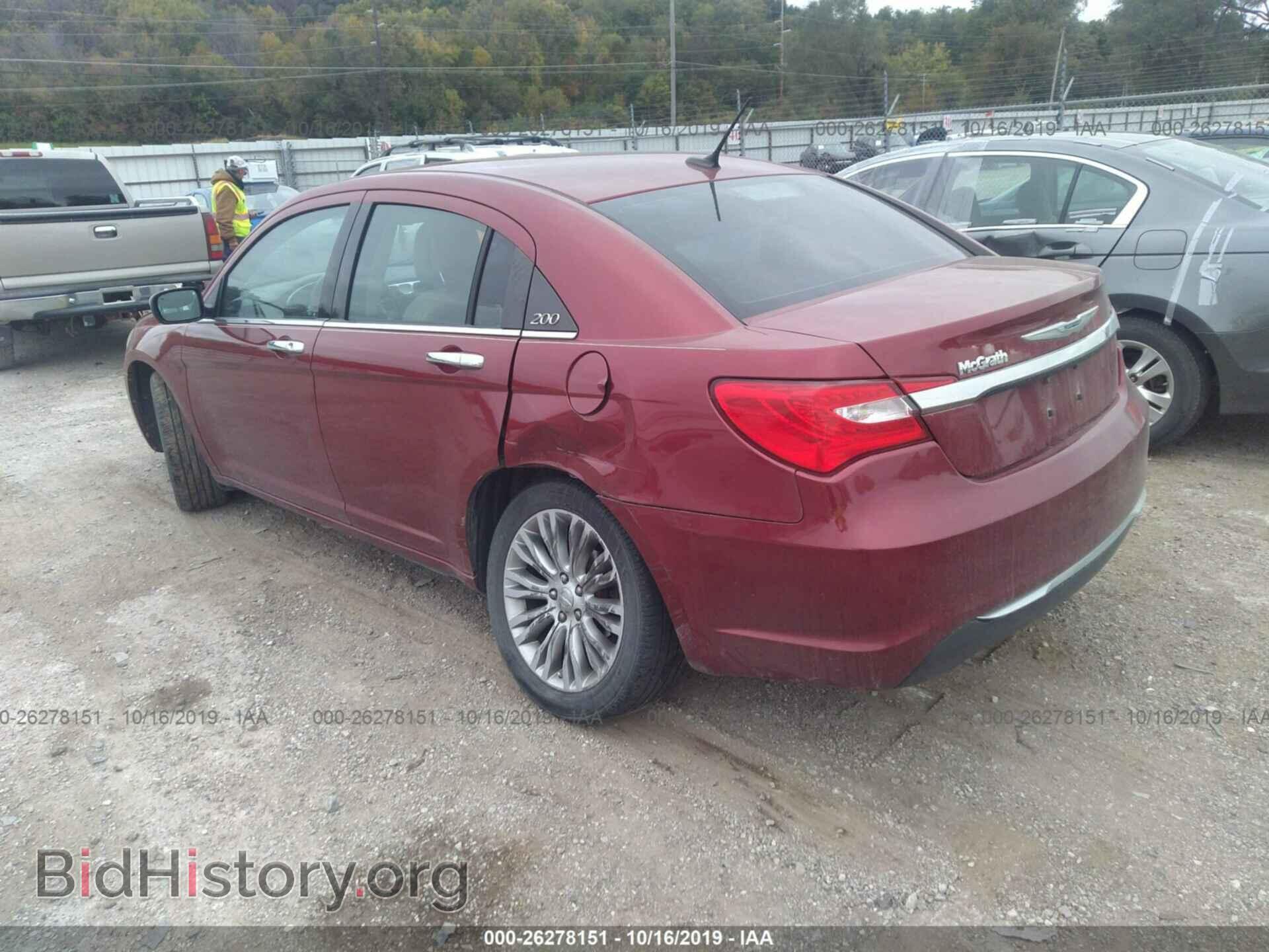 2012 CHRYSLER 200 - VIN: 1C3CCBCB2CN304231 - Photo 3