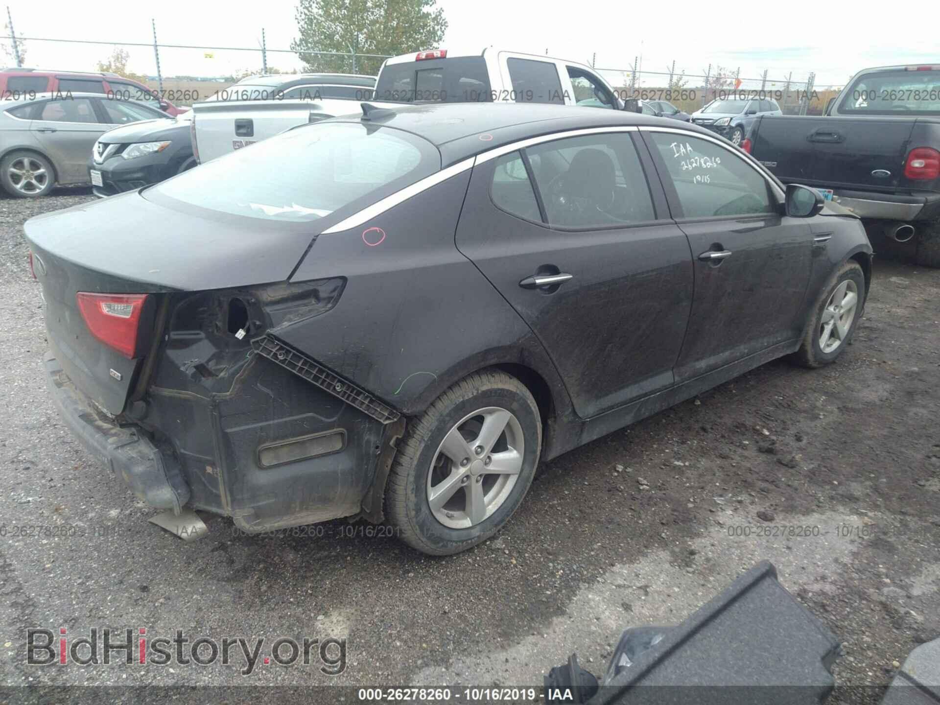 2015 KIA OPTIMA - VIN: KNAGM4A77F5658705 - Фото 4