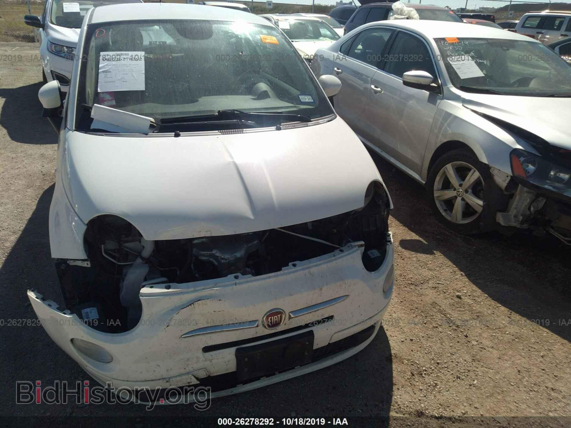 2013 FIAT 500 - VIN: 3C3CFFAR6DT753900 - Фото 6