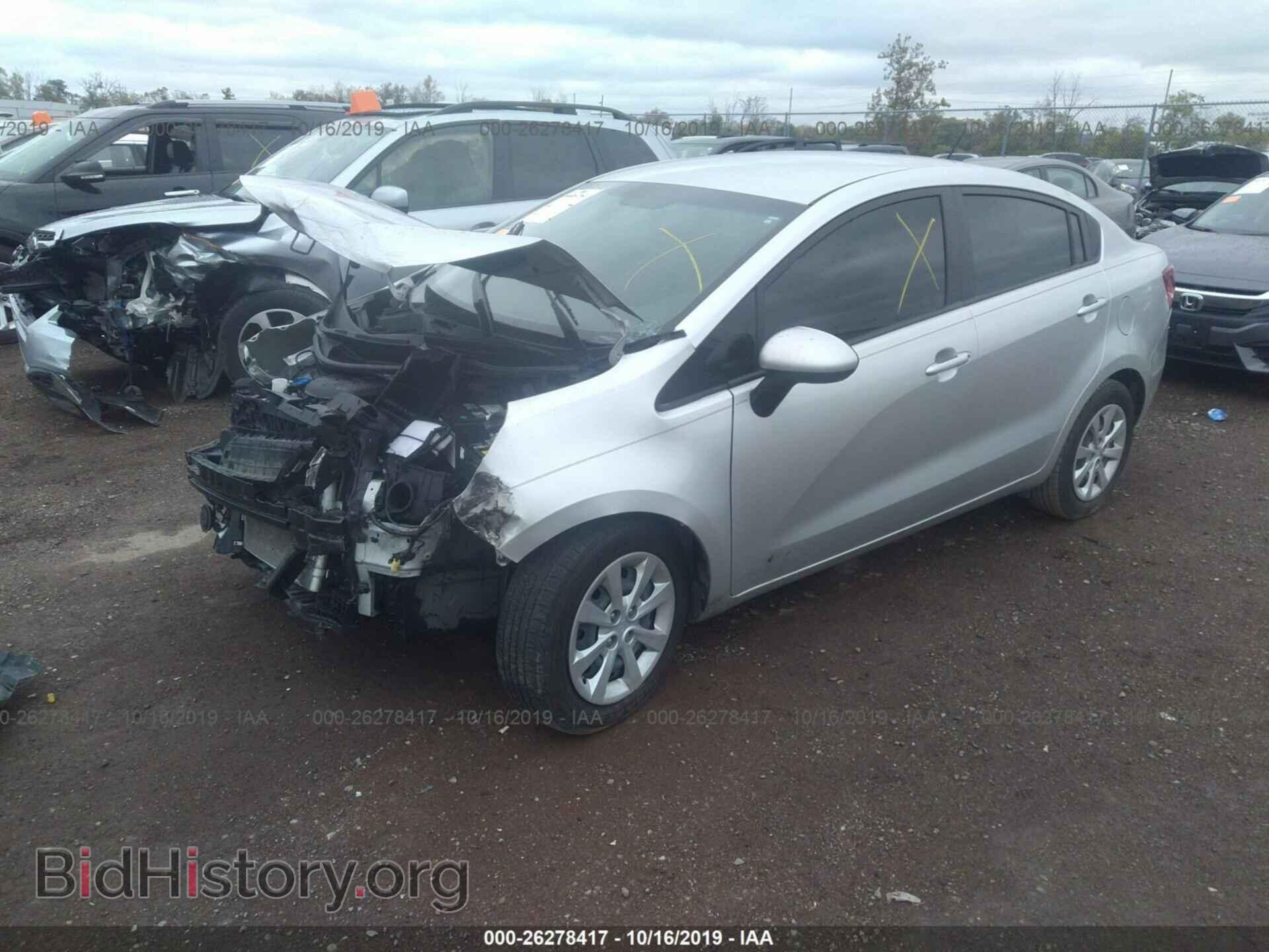 2015 KIA RIO - VIN: KNADM4A3XF6428263 - Фото 2