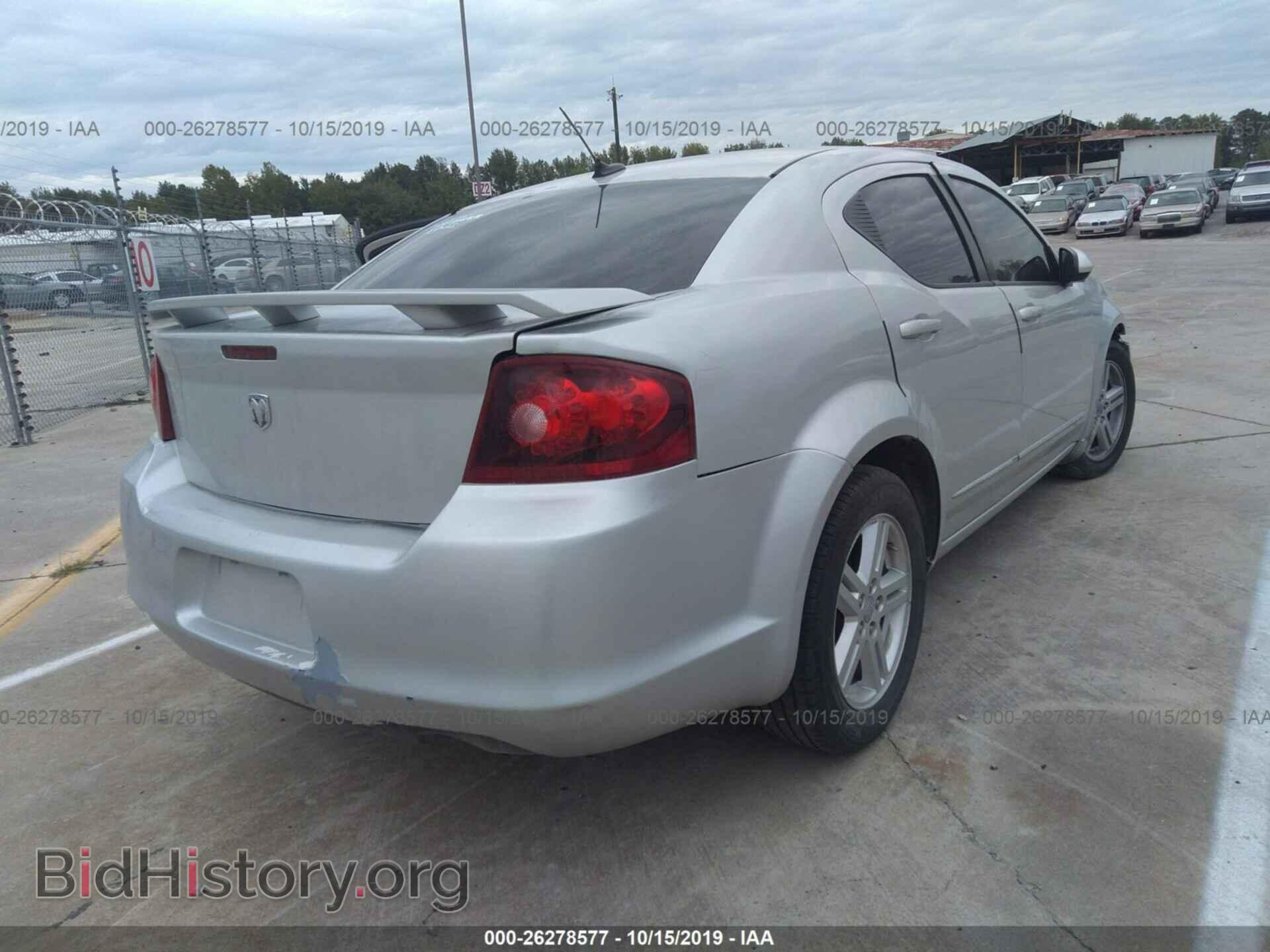 2012 DODGE AVENGER - VIN: 1C3CDZCB6CN140861 - Фото 4