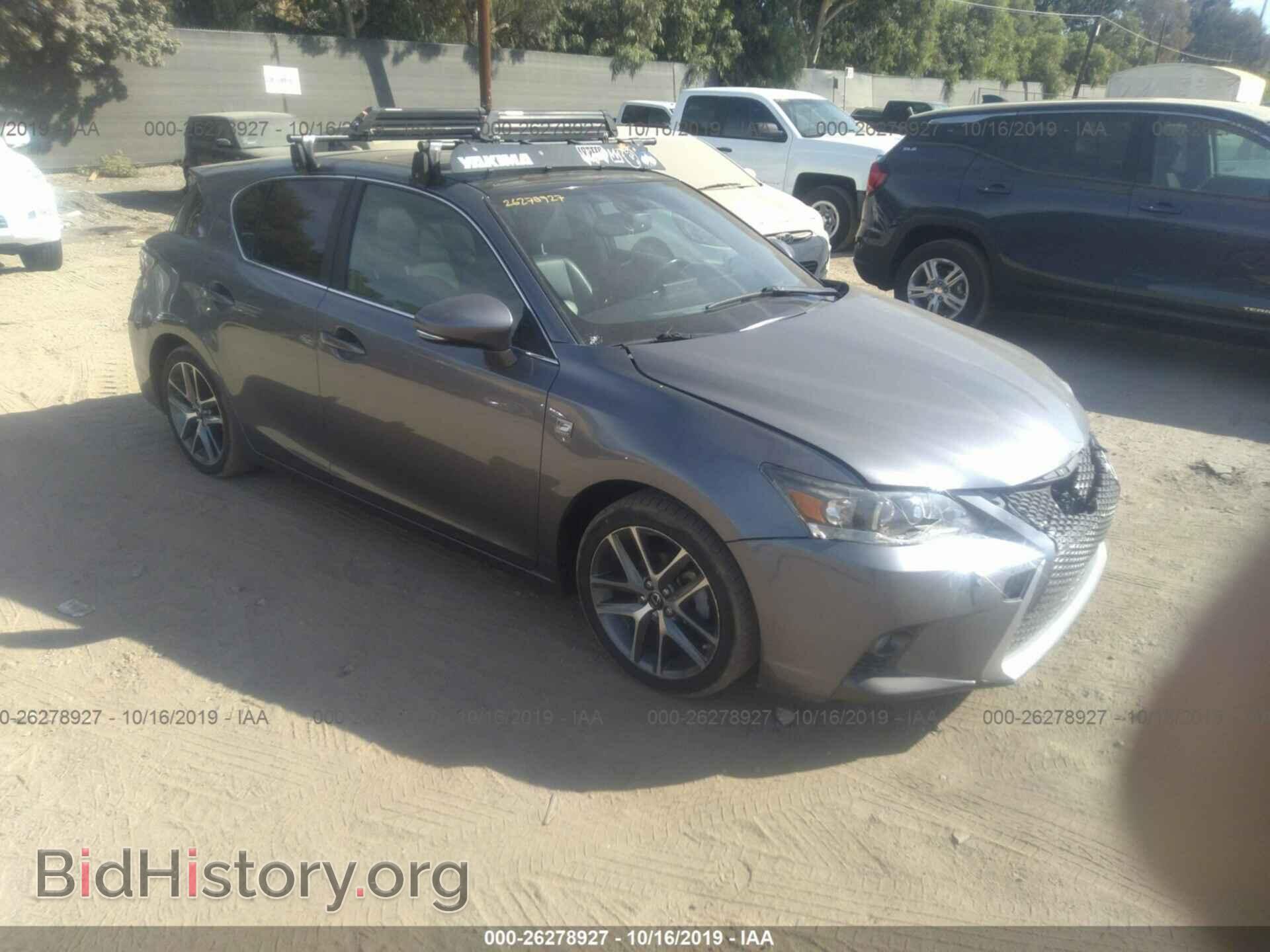 Фотография JTHKD5BH5F2218668 - LEXUS CT 2015
