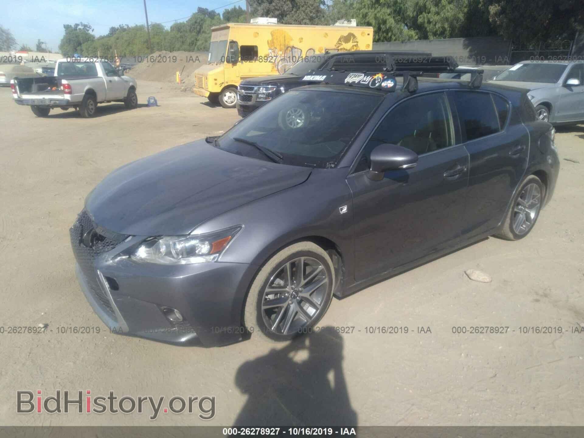 2015 LEXUS CT - VIN: JTHKD5BH5F2218668 - Photo 2