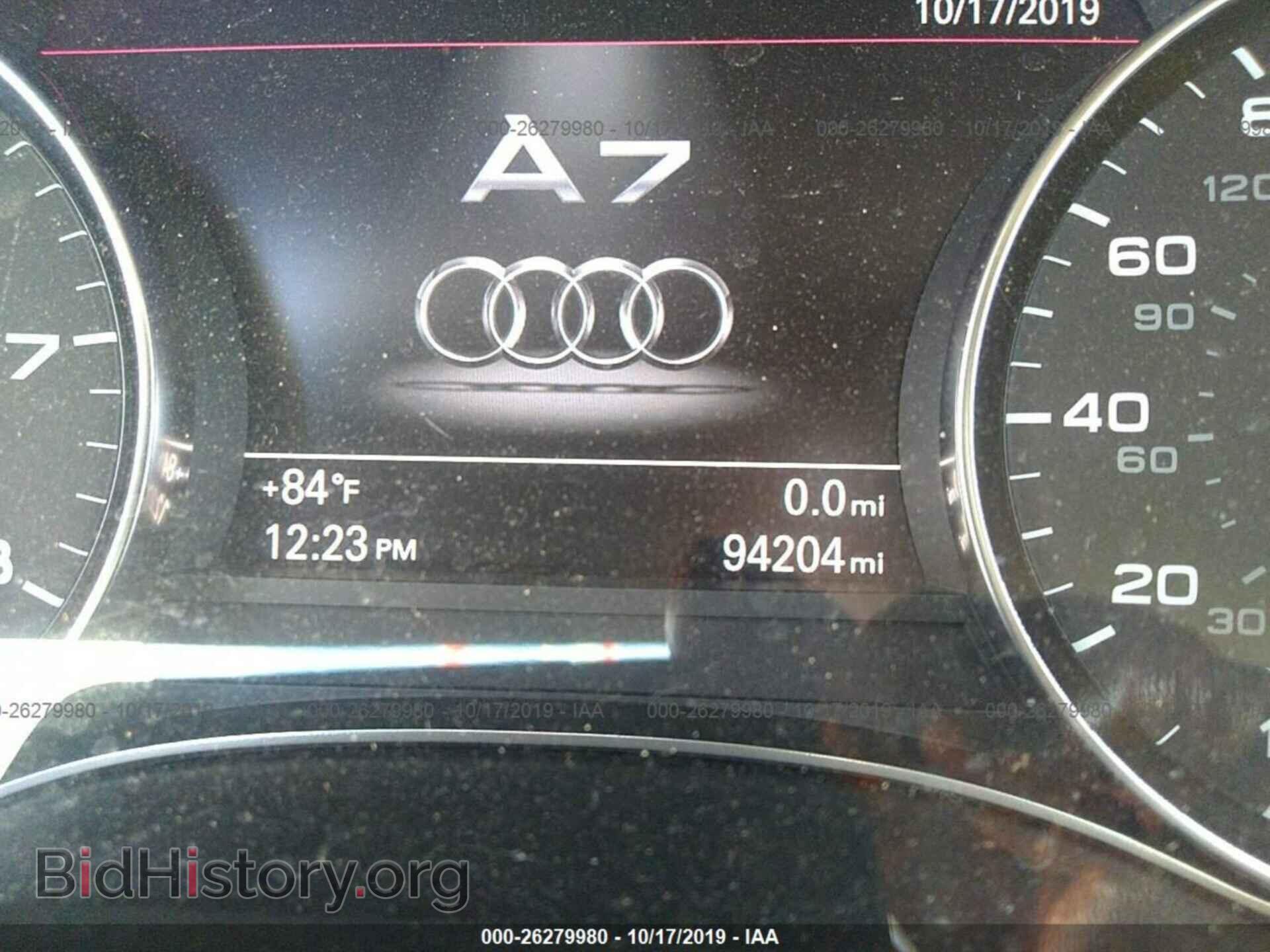 2012 AUDI A7 - VIN: WAUYGAFC3CN129084 - Фото 7