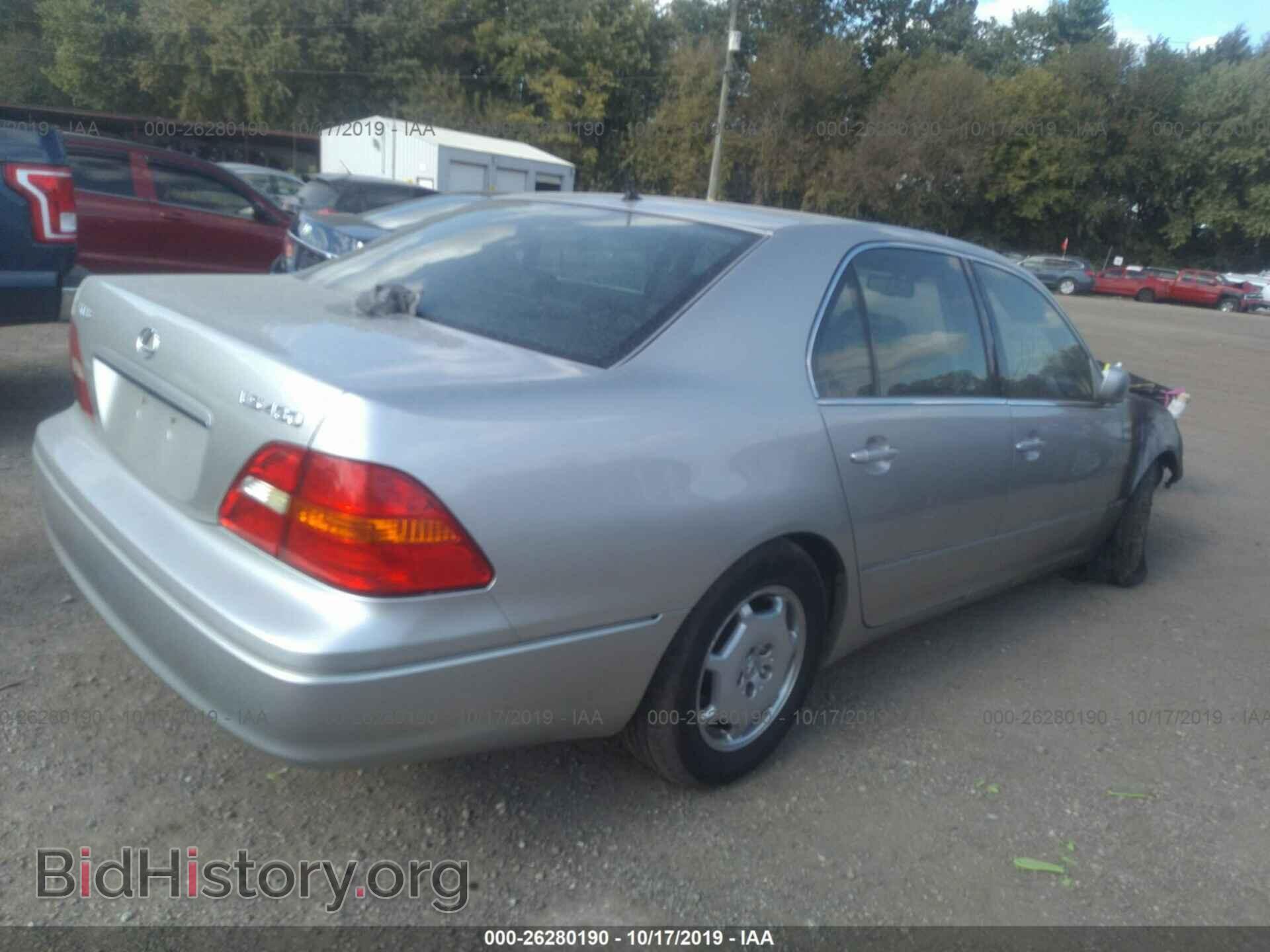 2002 LEXUS LS - VIN: JTHBN30F720066336 - Фото 4
