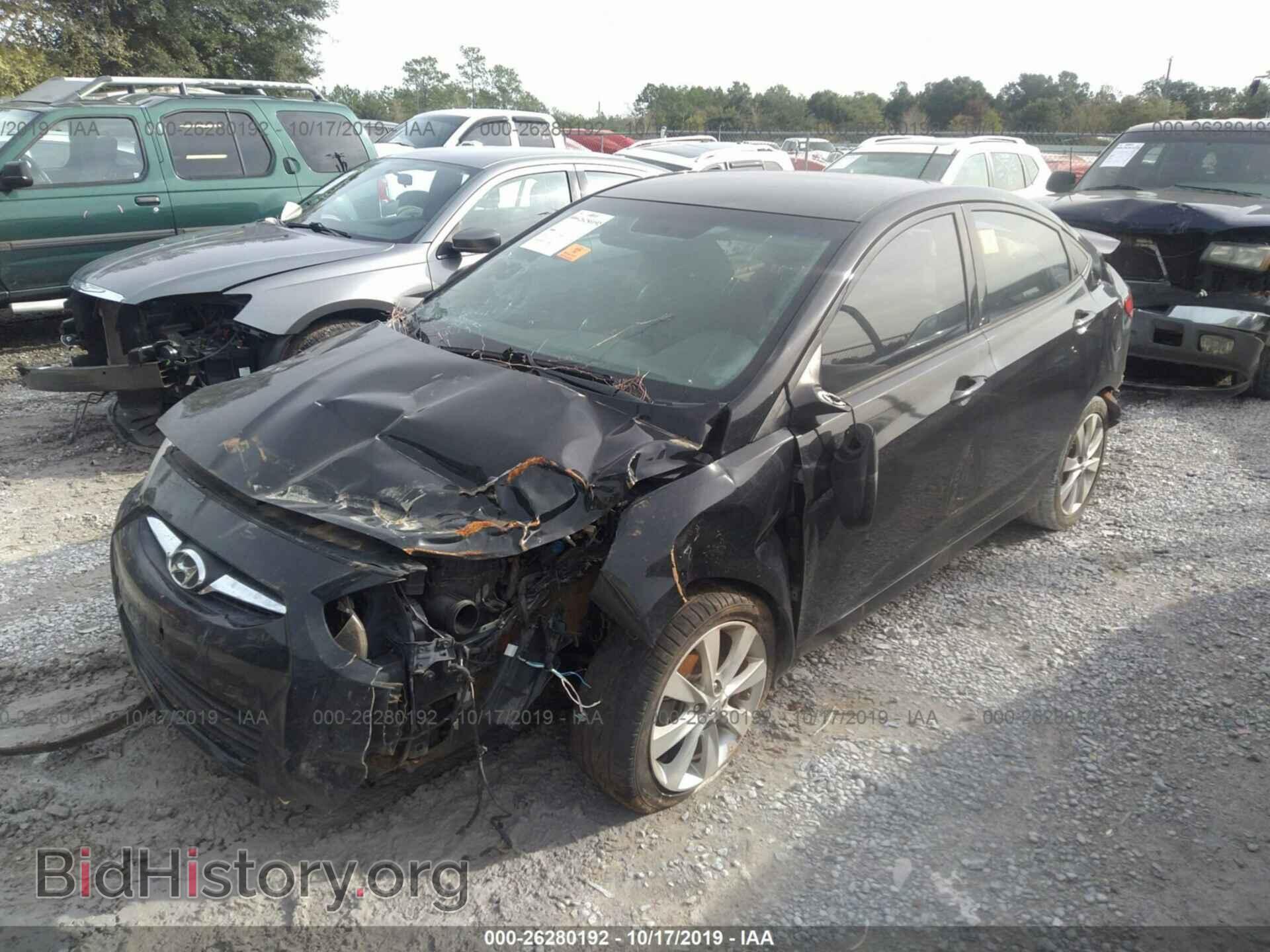 2013 HYUNDAI ACCENT - VIN: KMHCU4AE9DU305297 - Фото 2