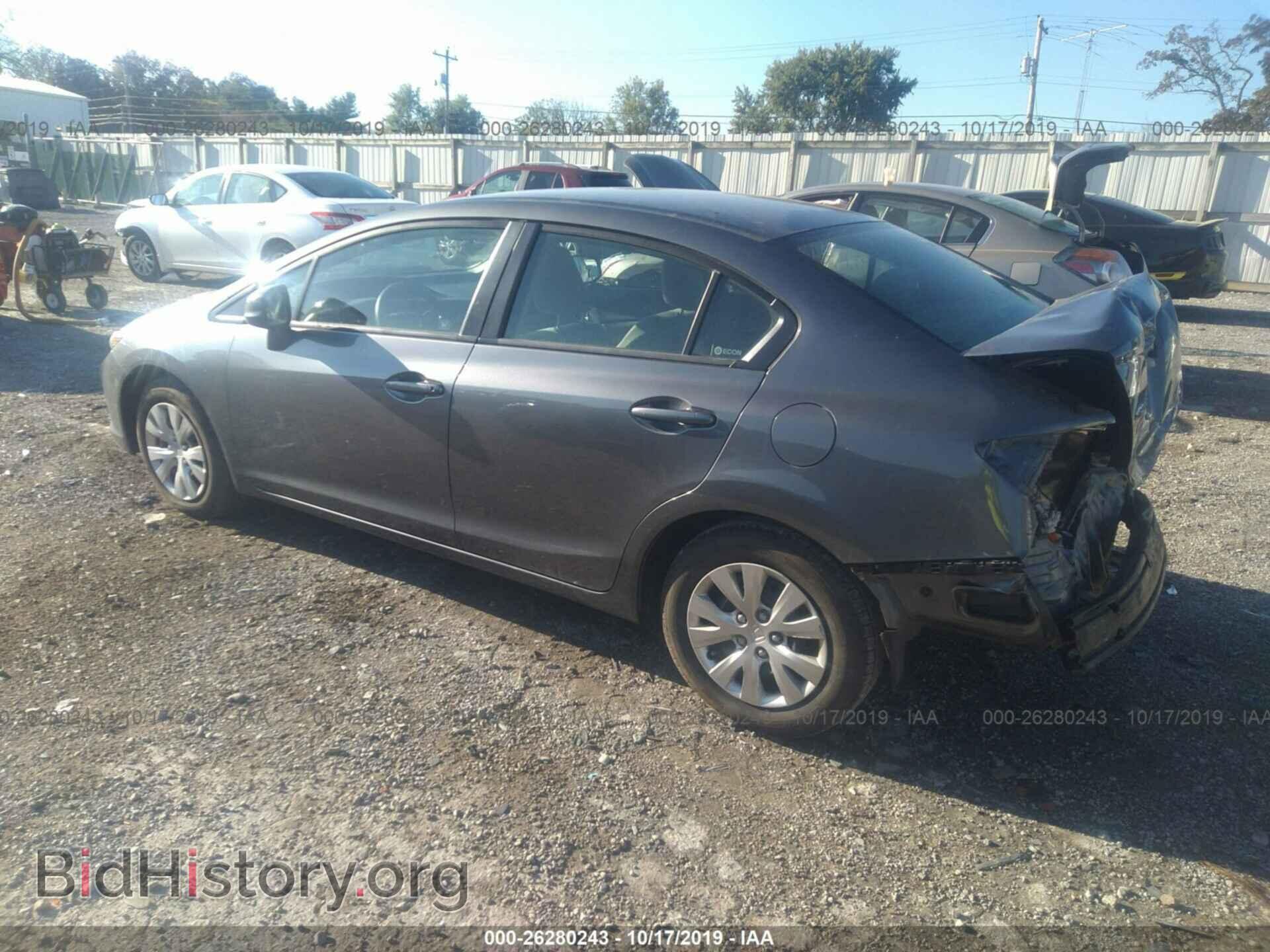 2012 HONDA CIVIC - VIN: 19XFB2F50CE104034 - Фото 3