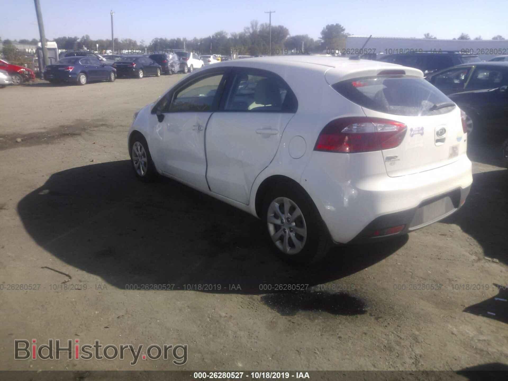 2012 KIA RIO - VIN: KNADM5A31C6093539 - Фото 3