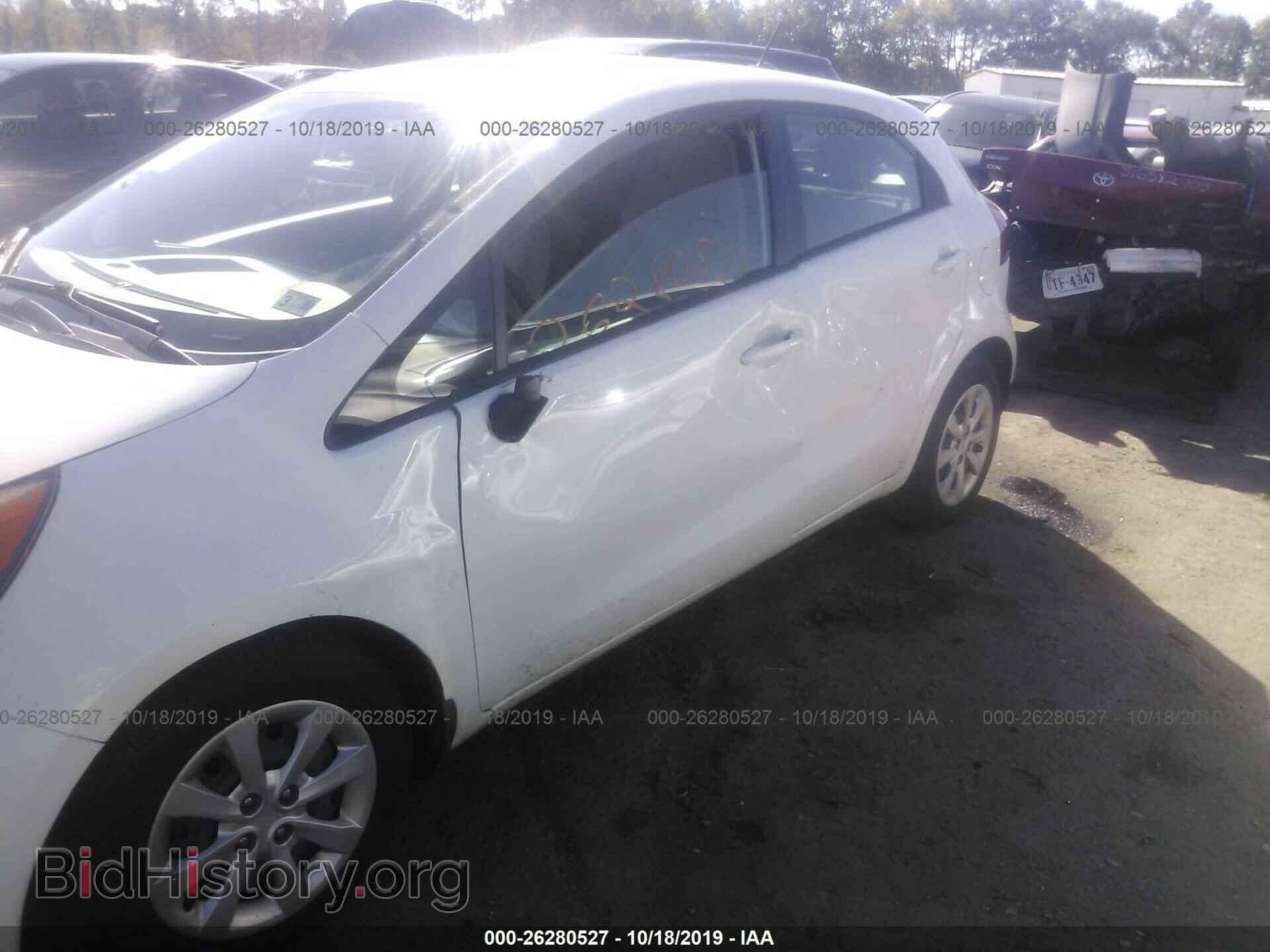 2012 KIA RIO - VIN: KNADM5A31C6093539 - Фото 6