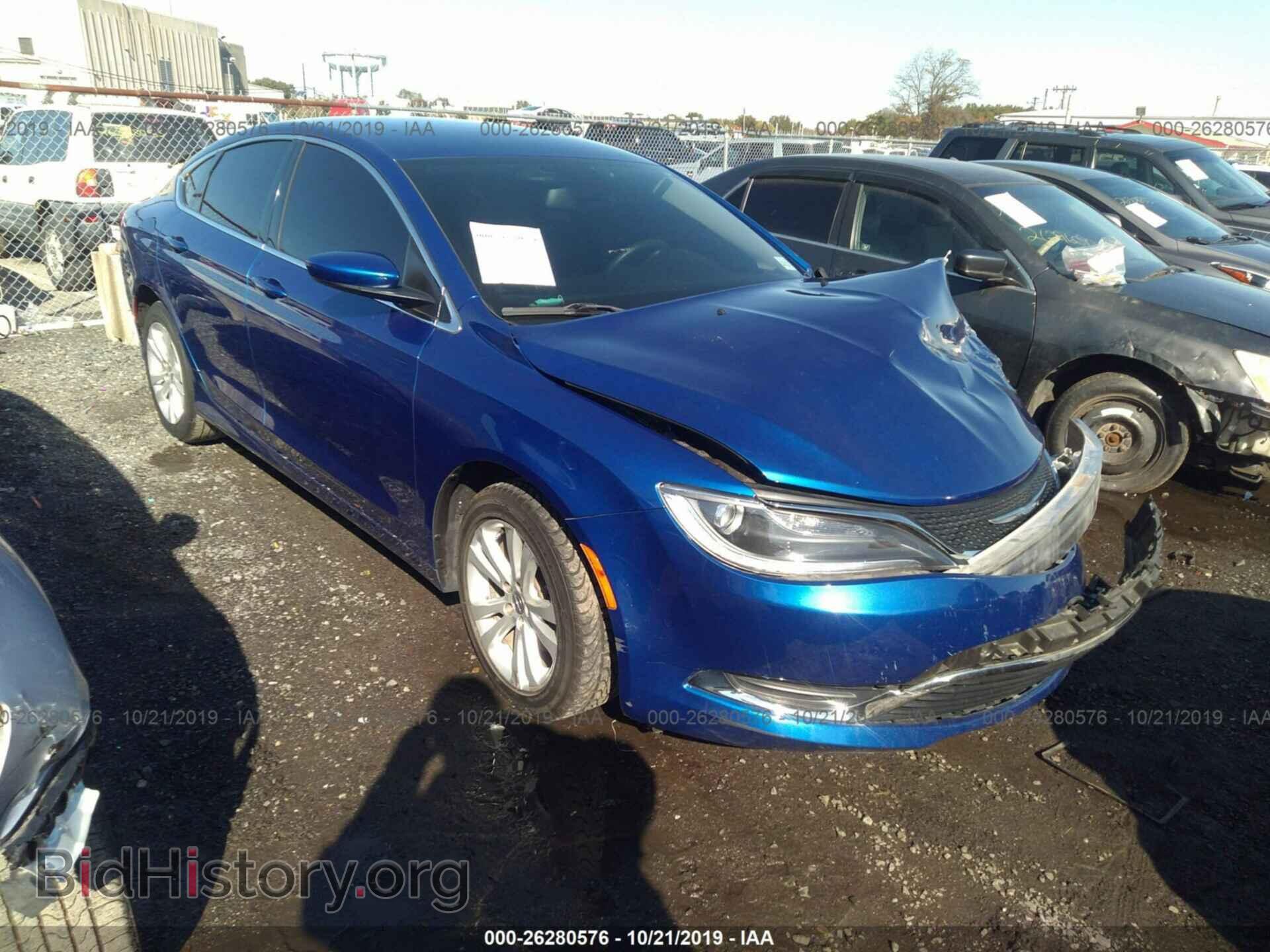 Фотография 1C3CCCAB7GN107635 - CHRYSLER 200 2016