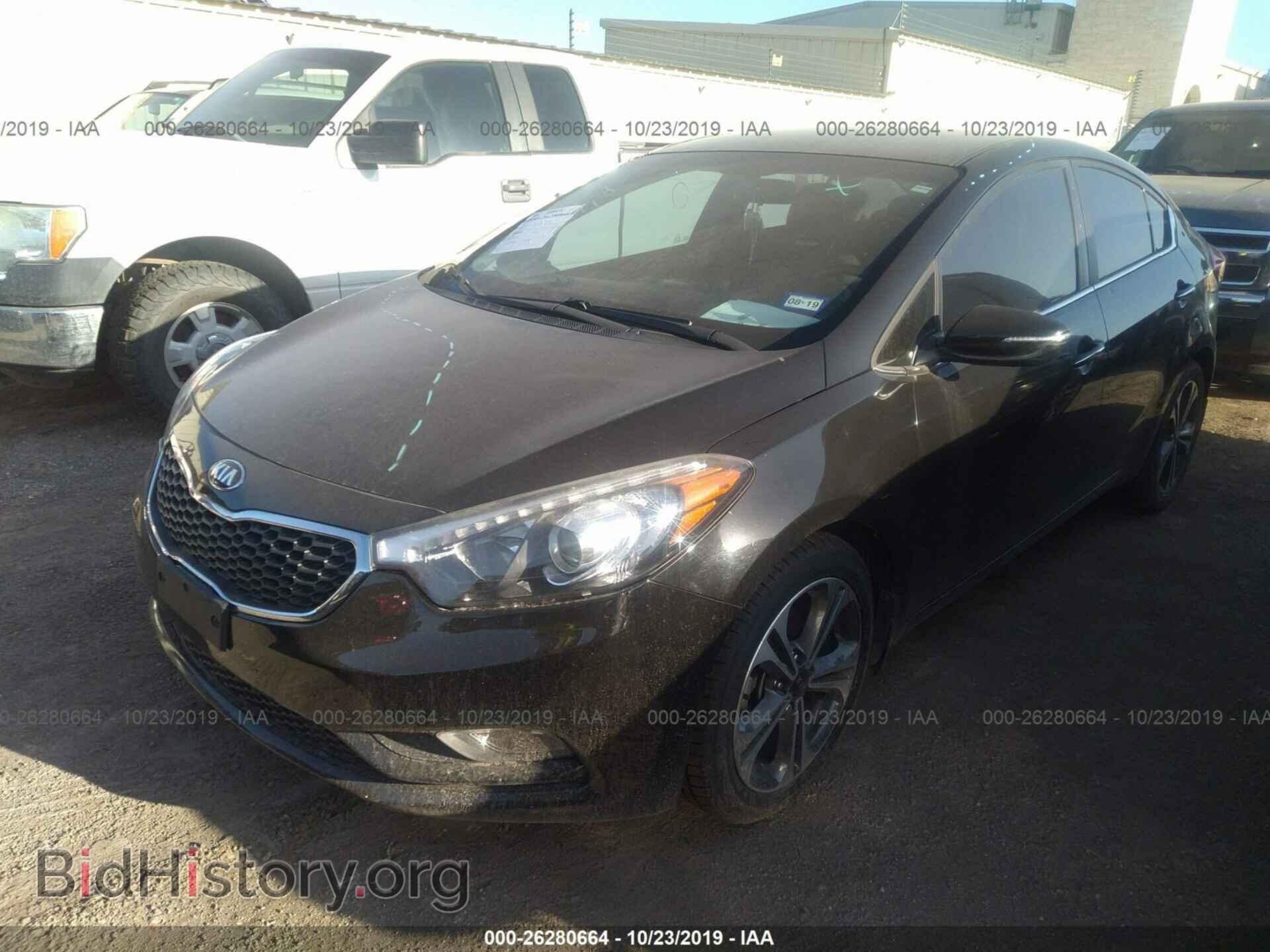 2014 KIA FORTE - VIN: KNAFX4A89E5107105 - Фото 2