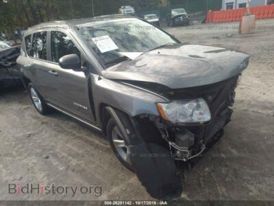 2012 Jeep COMPASS Sport, gray — VIN 1C4NJCBB7CD626743, IAAI