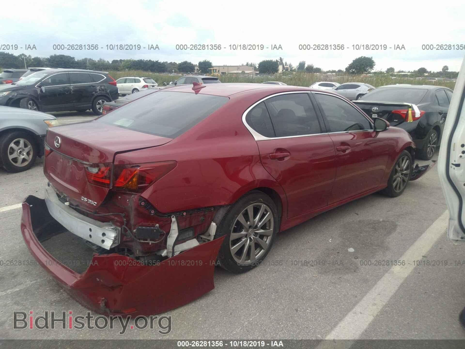 2013 LEXUS GS - VIN: JTHBE1BL5D5027418 - Photo 4
