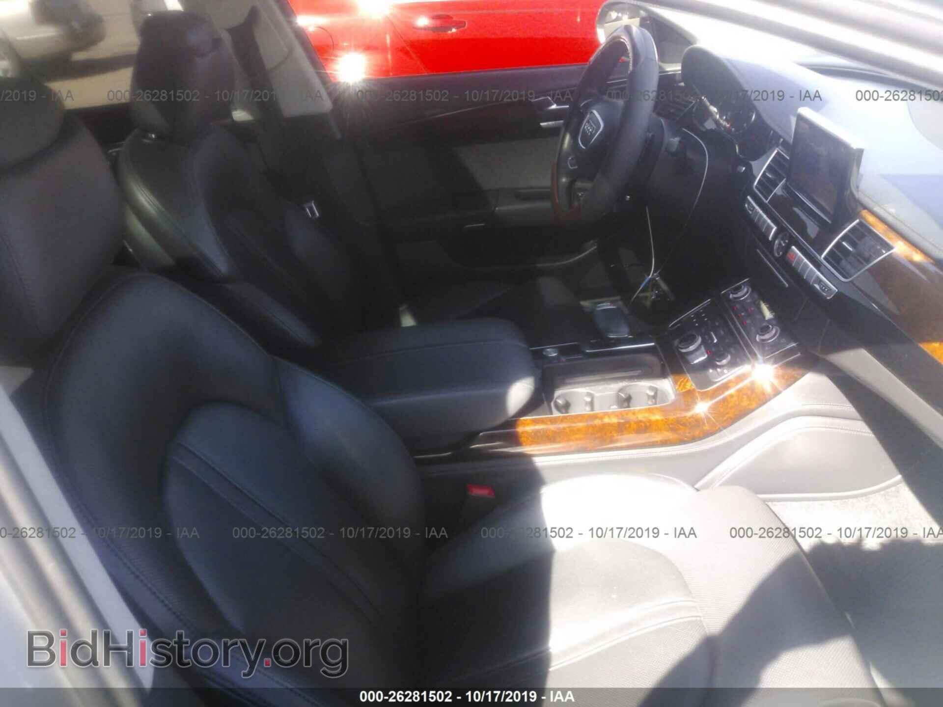 2013 AUDI A8 - VIN: WAURGAFD8DN006377 - Фото 5