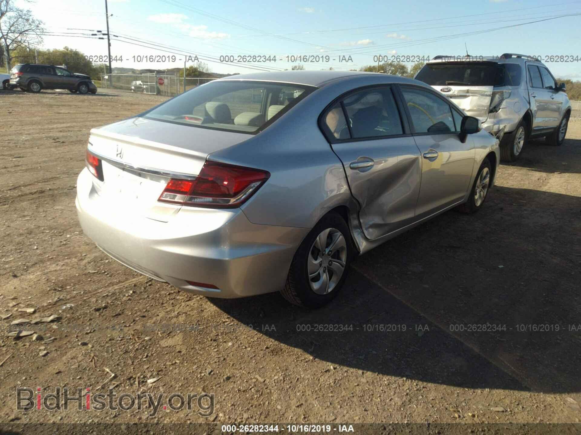 2013 HONDA CIVIC - VIN: 19XFB2F54DE076773 - Фото 4
