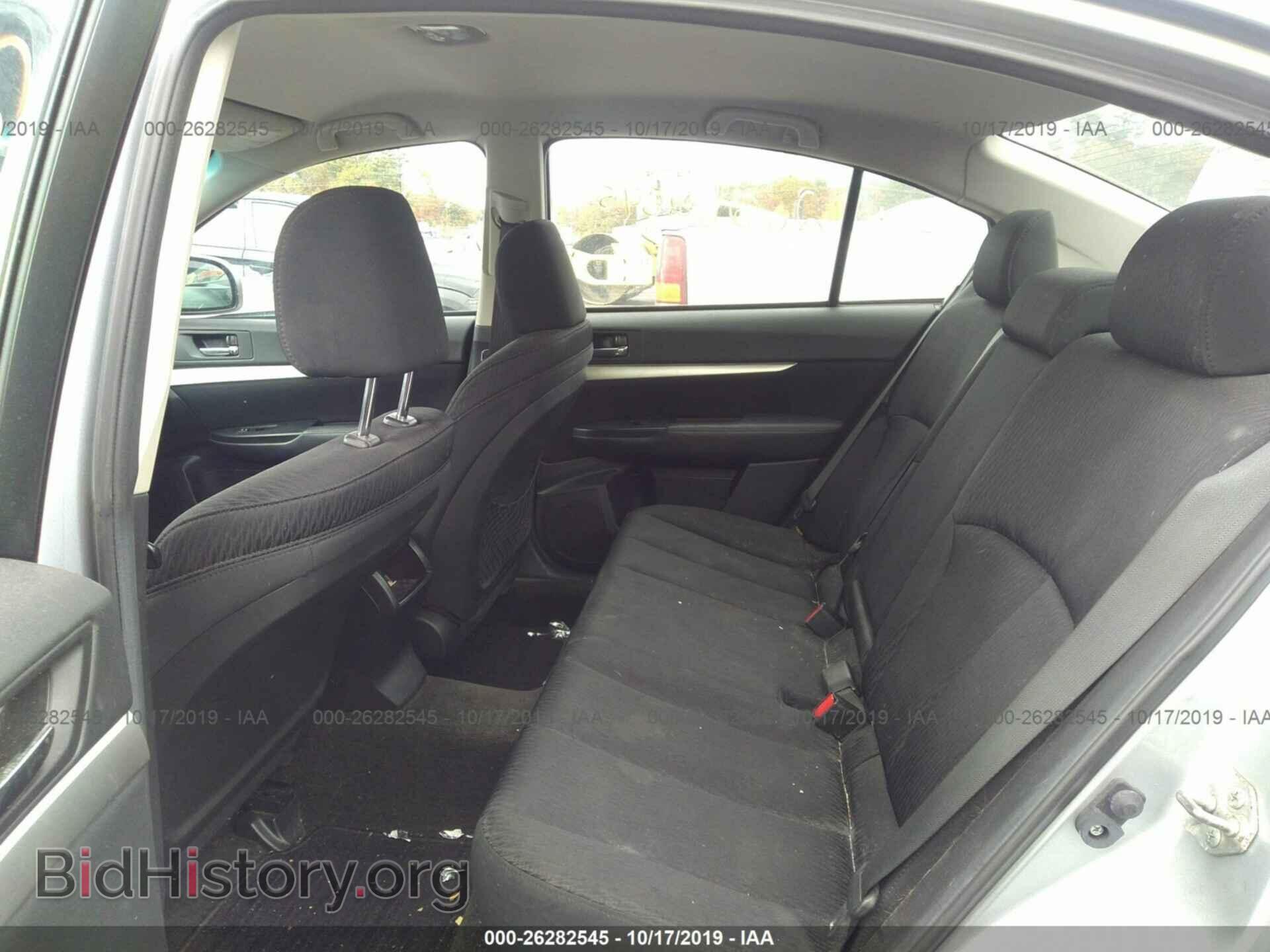 2012 SUBARU LEGACY - VIN: 4S3BMAC67C1022966 - Фото 8