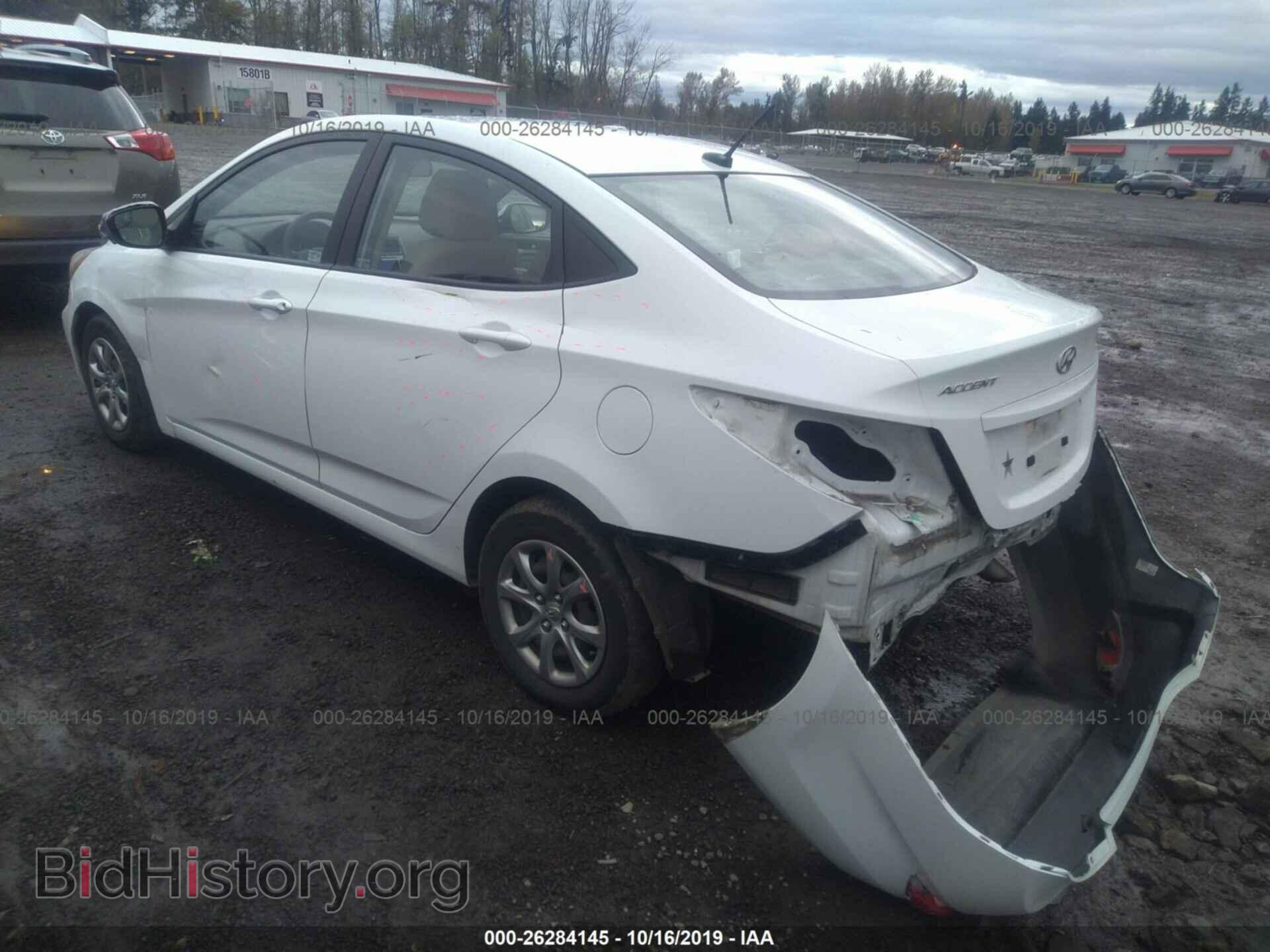 2014 HYUNDAI ACCENT - VIN: KMHCT4AE3EU765673 - Фото 3