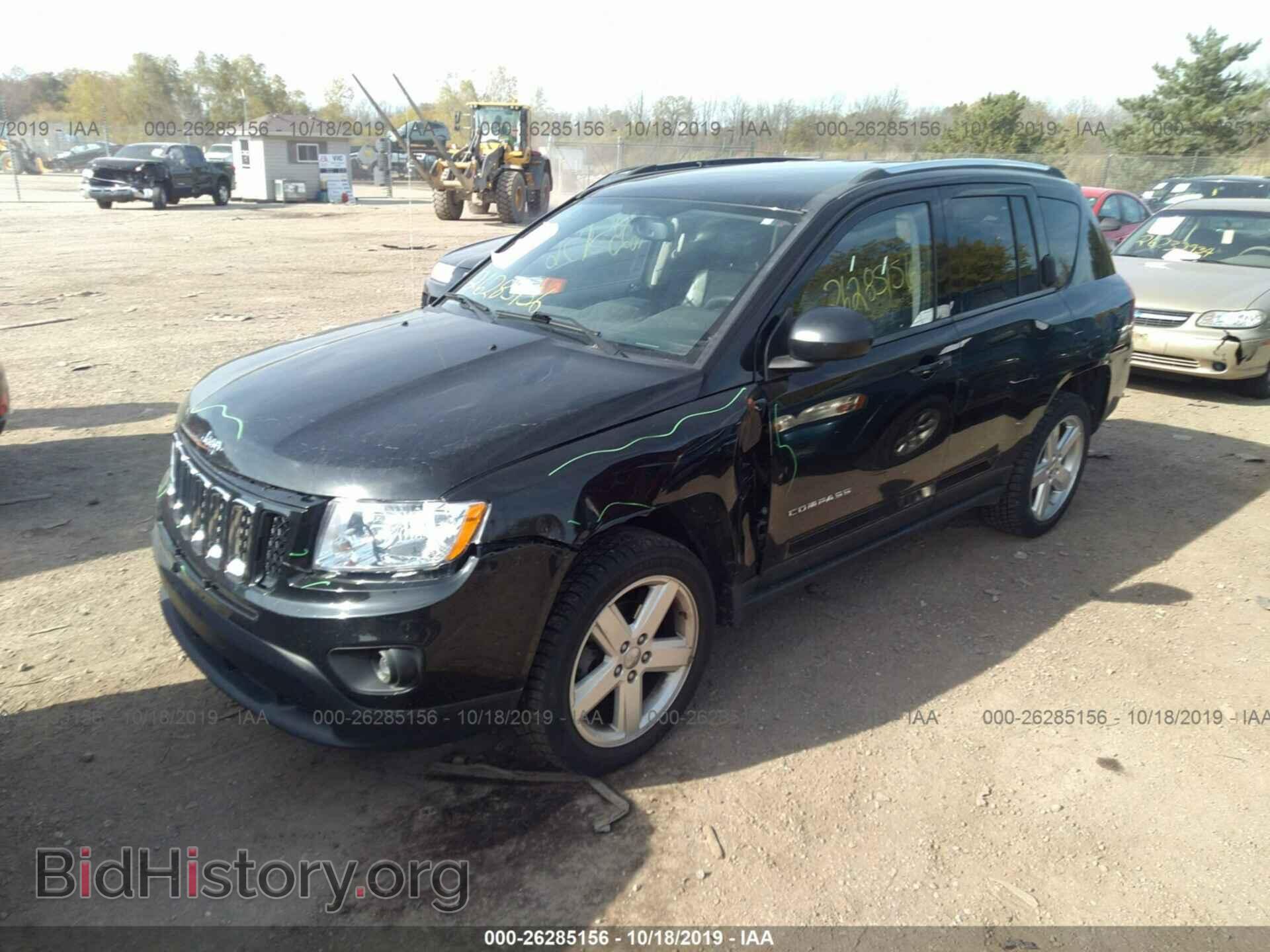 2012 JEEP COMPASS - VIN: 1C4NJDCB2CD658455 - Фото 2