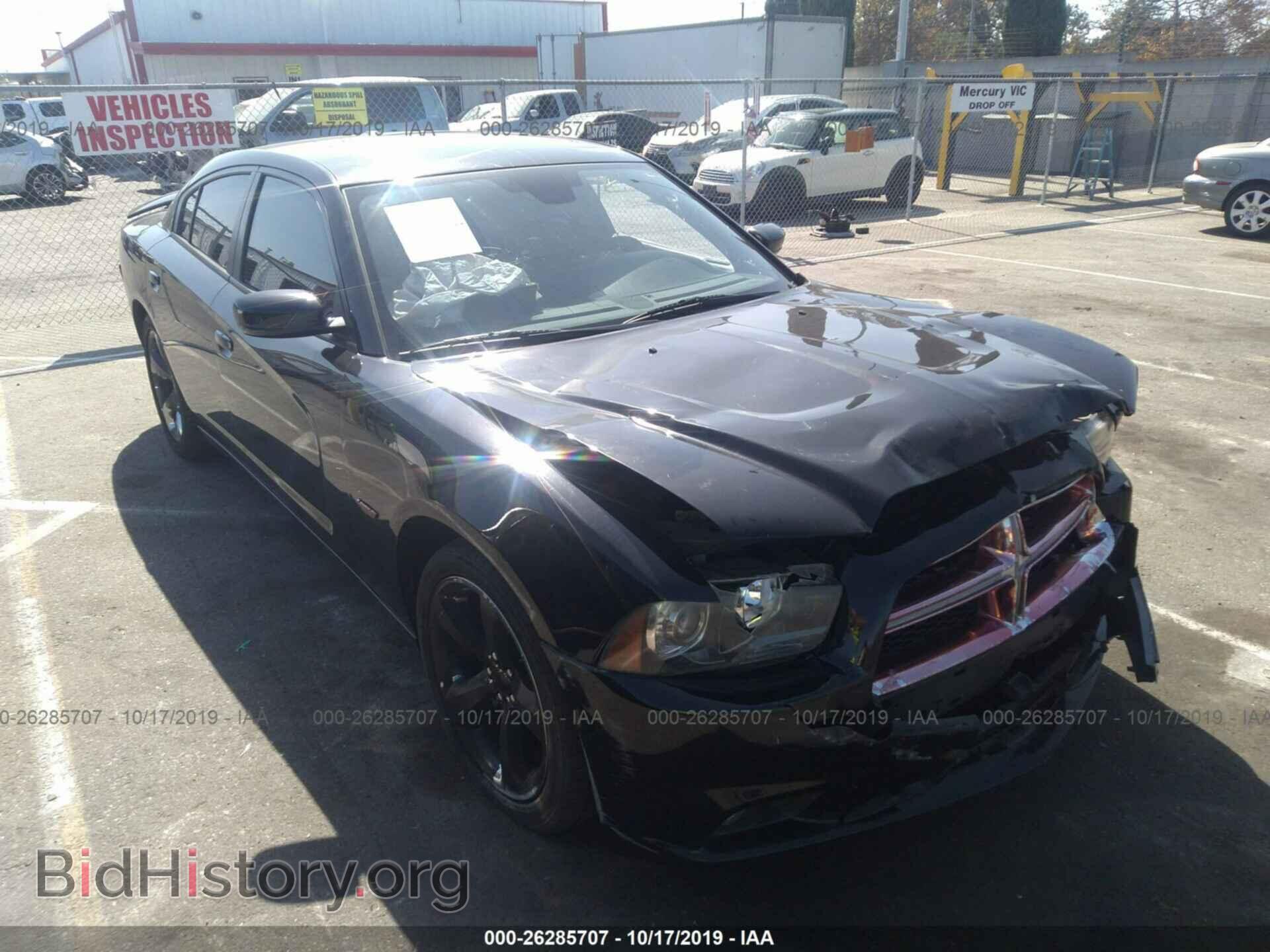 Photo 2C3CDXCT6CH187698 - DODGE CHARGER 2012