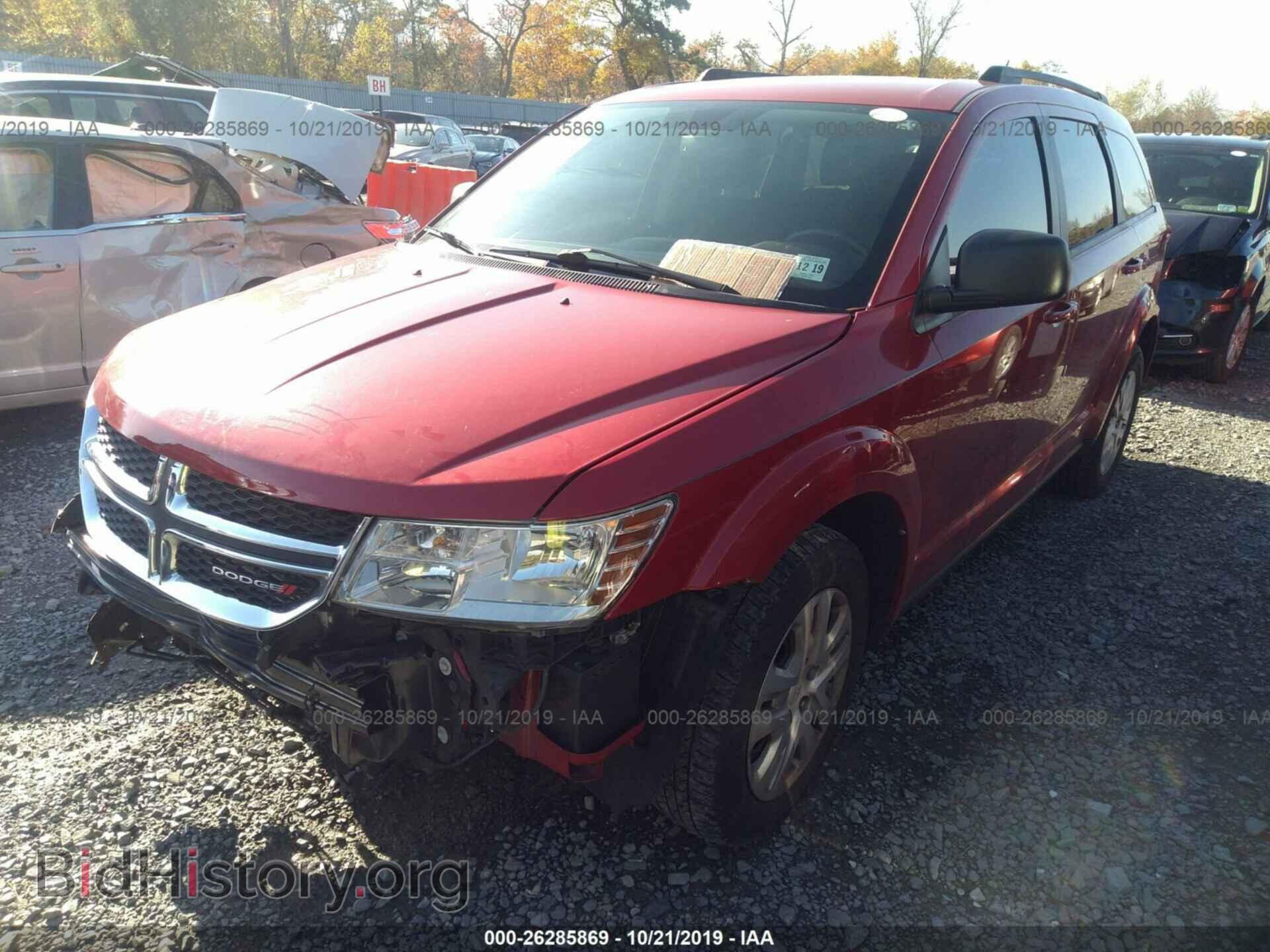 2015 DODGE JOURNEY - VIN: 3C4PDCAB8FT548733 - Фото 2