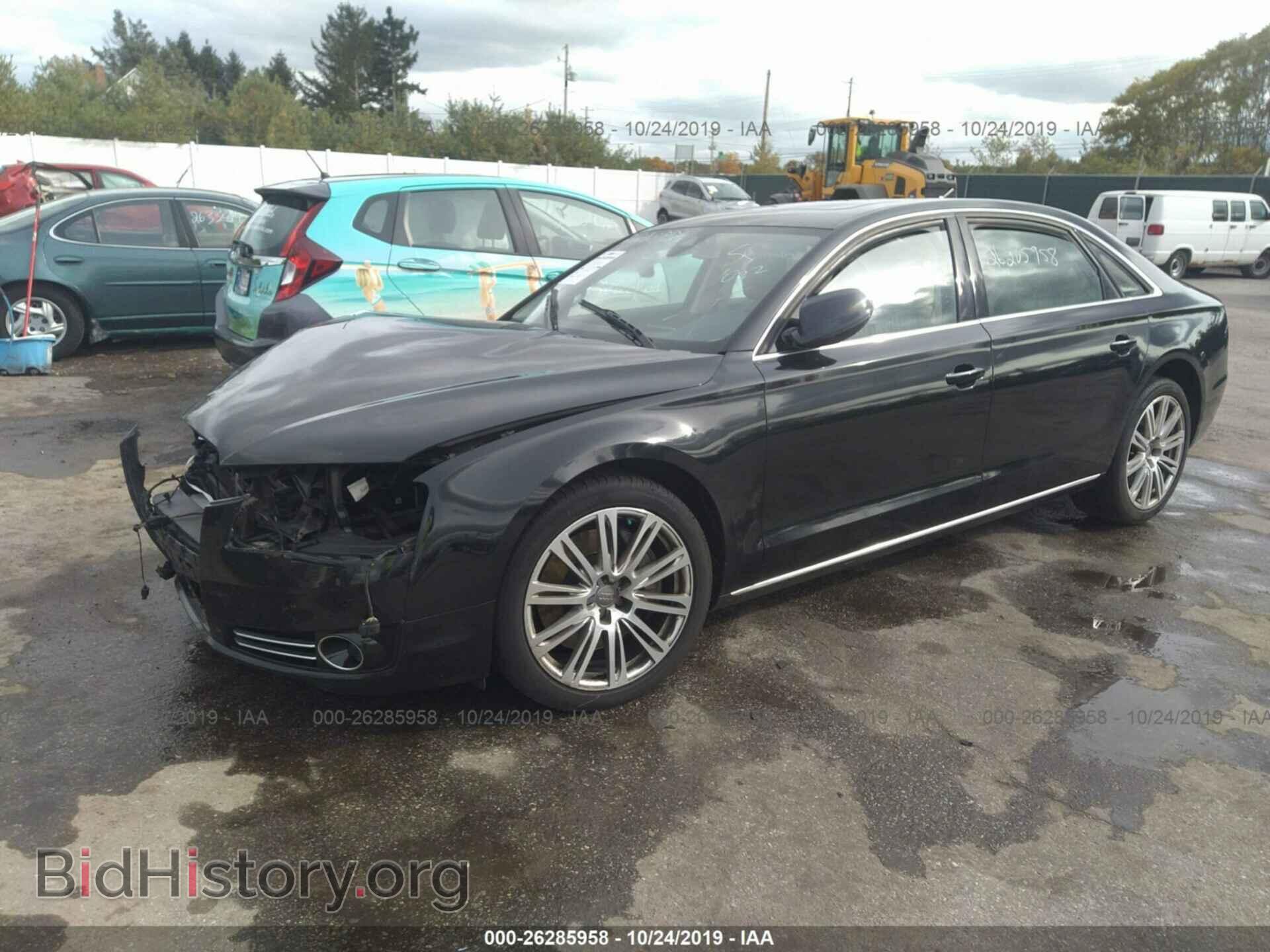 2014 AUDI A8 - VIN: WAUR2AFD3EN005489 - Фото 2
