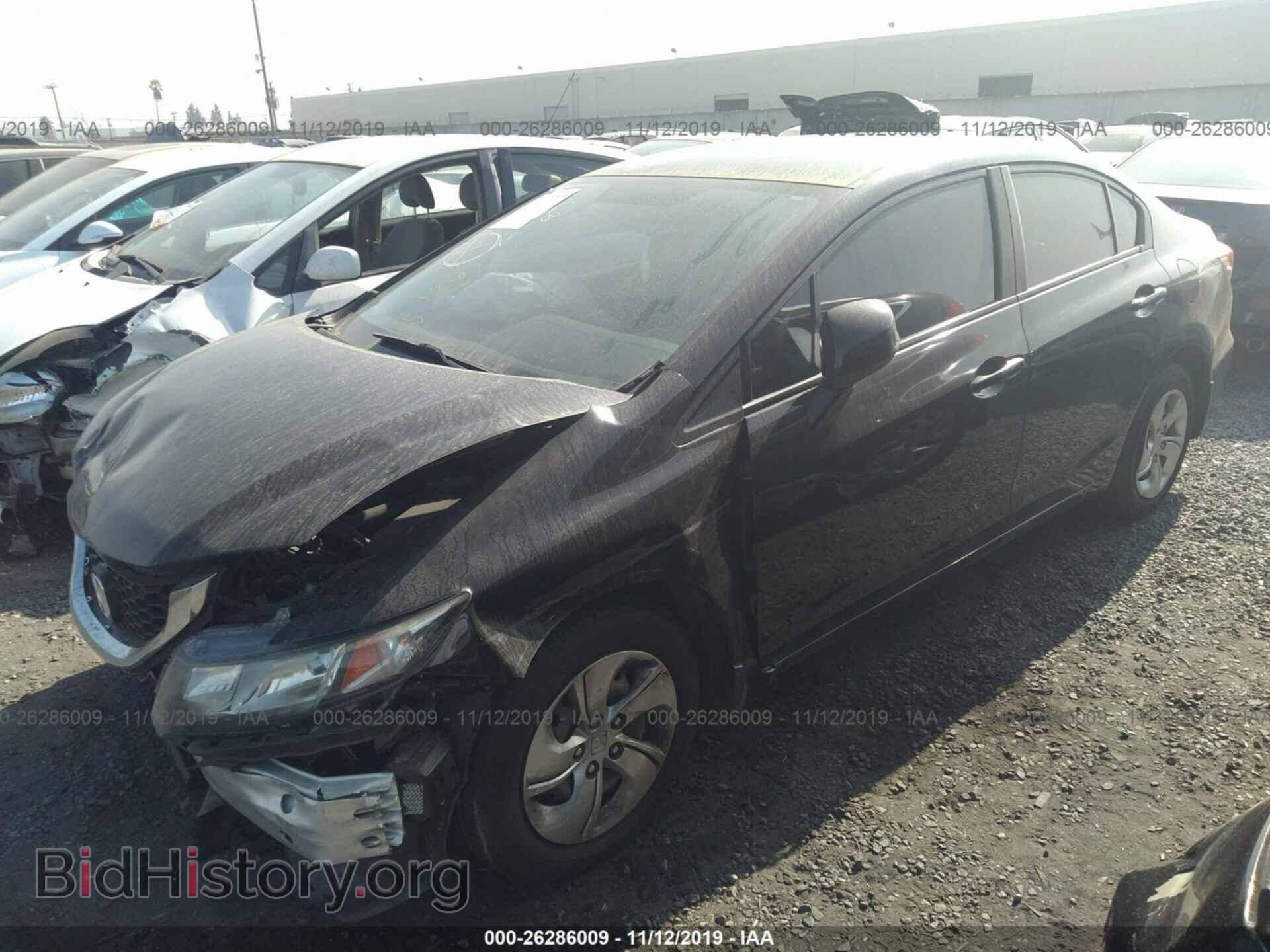 2013 HONDA CIVIC - VIN: 2HGFB2F54DH509711 - Photo 2