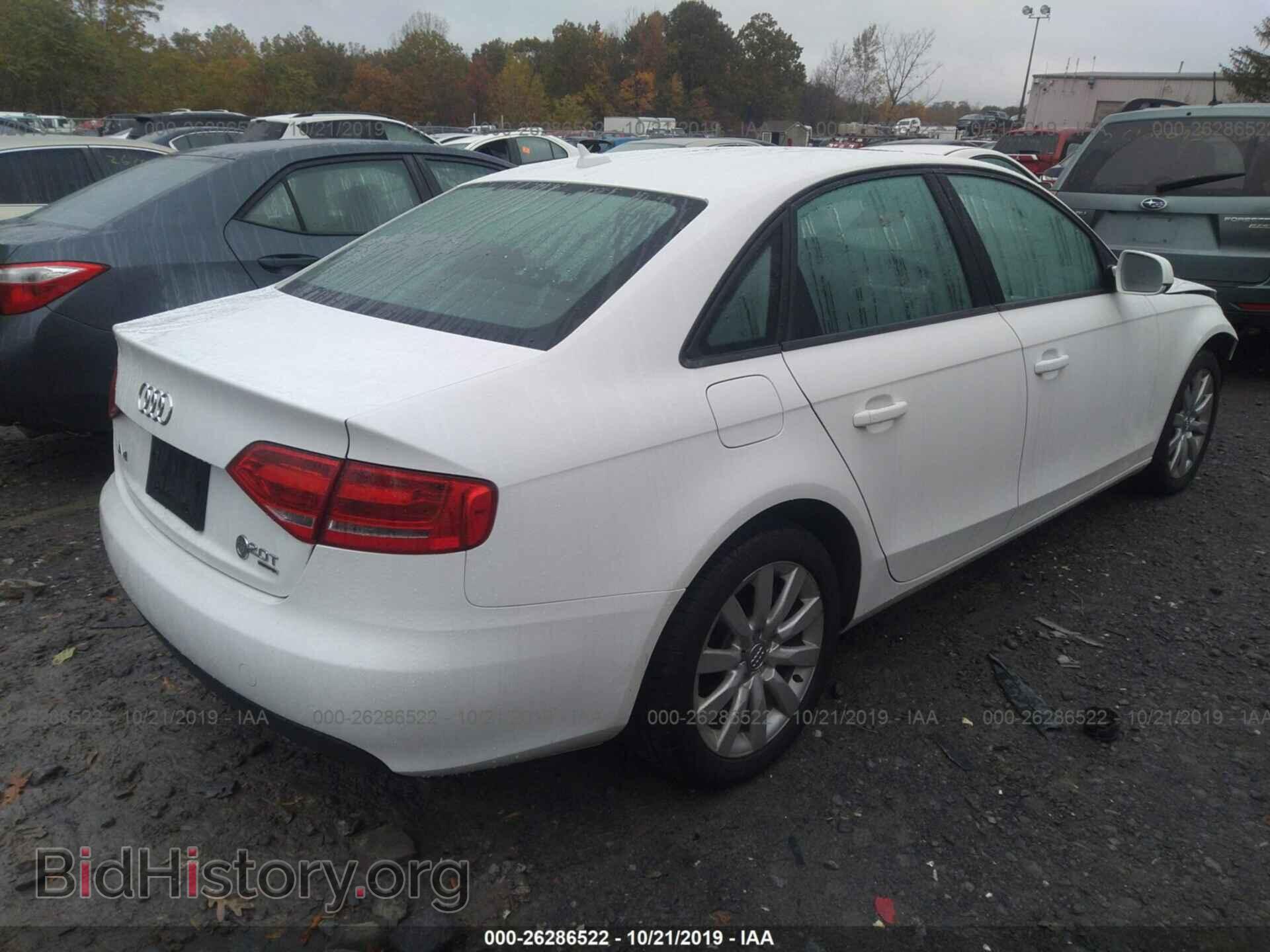 2012 AUDI A4 - VIN: WAUDFAFL4CA116482 - Photo 4