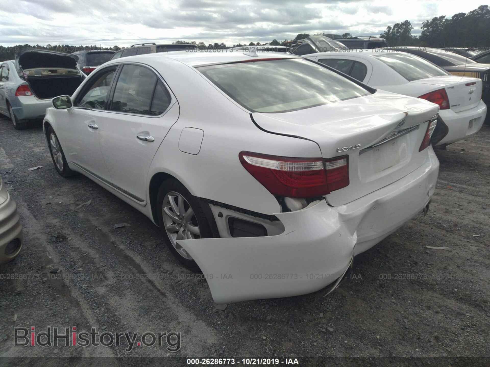 2007 LEXUS LS - VIN: JTHBL46F775009907 - Фото 3