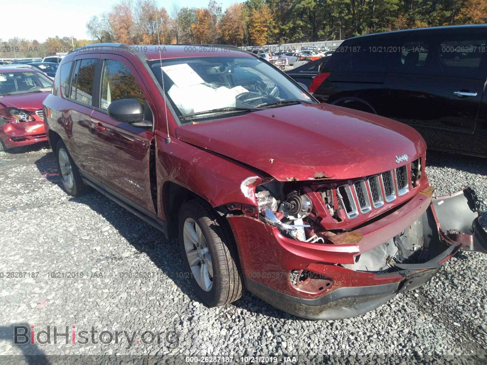 Фотография 1C4NJDBB3CD541923 - JEEP COMPASS 2012