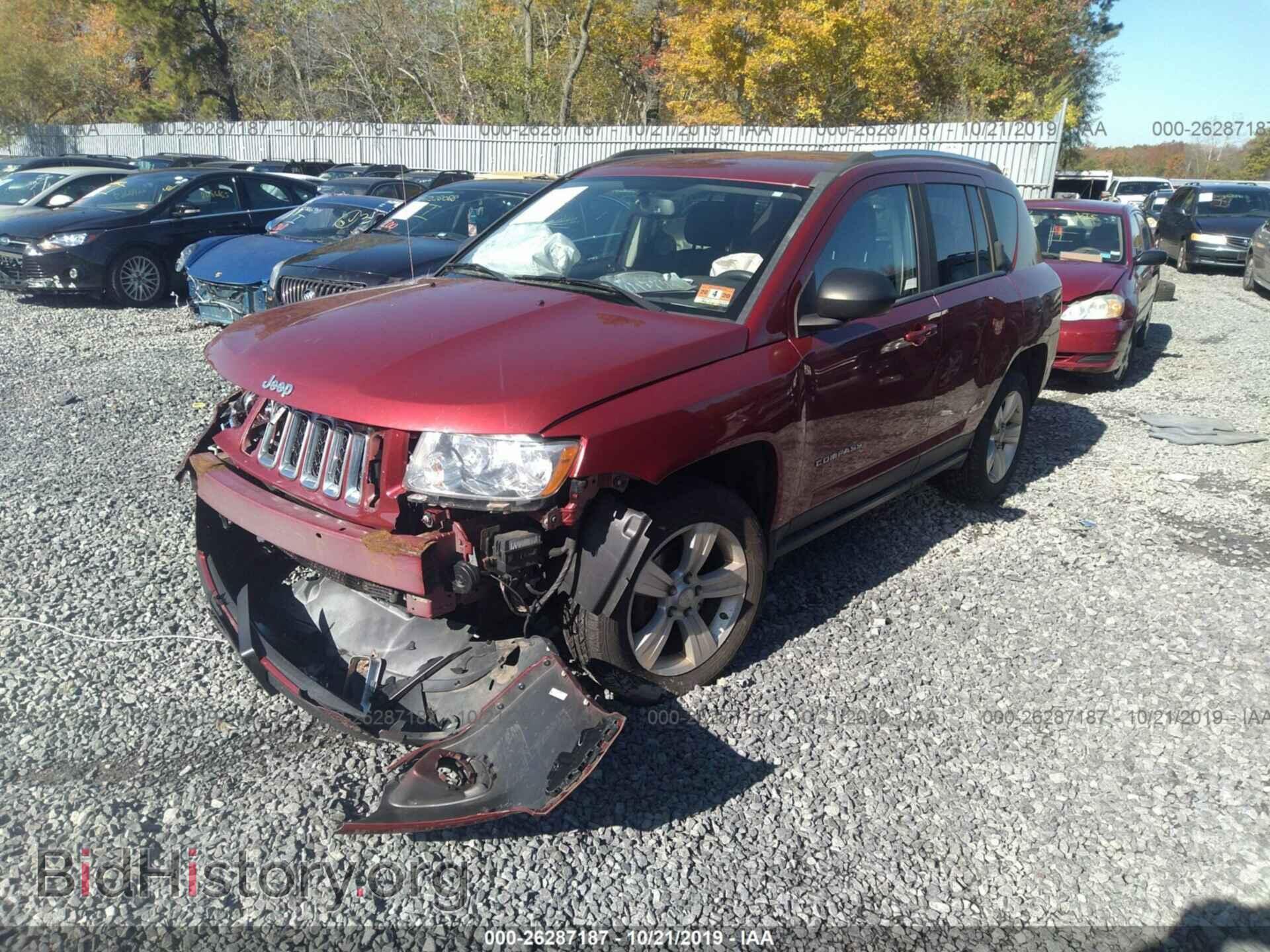 2012 JEEP COMPASS - VIN: 1C4NJDBB3CD541923 - Фото 2
