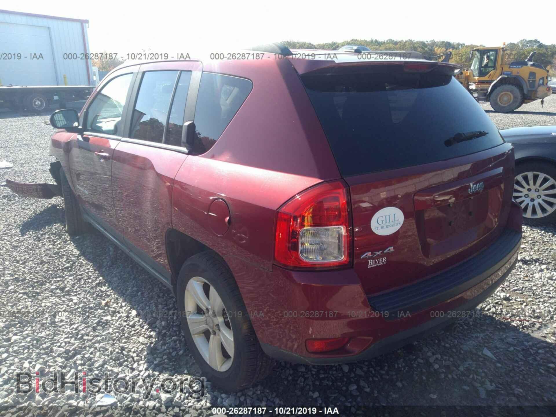 2012 JEEP COMPASS - VIN: 1C4NJDBB3CD541923 - Фото 3