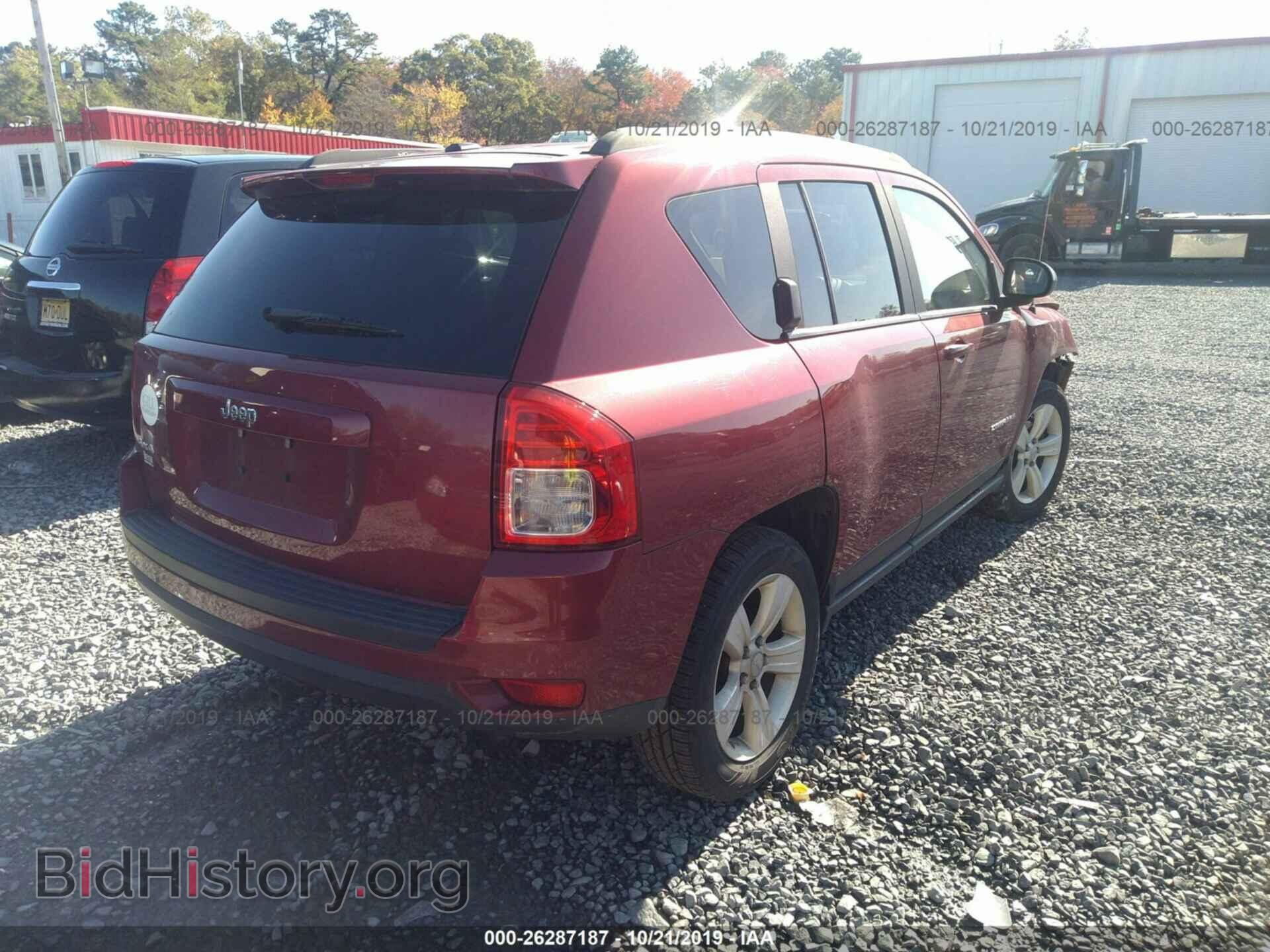 2012 JEEP COMPASS - VIN: 1C4NJDBB3CD541923 - Фото 4