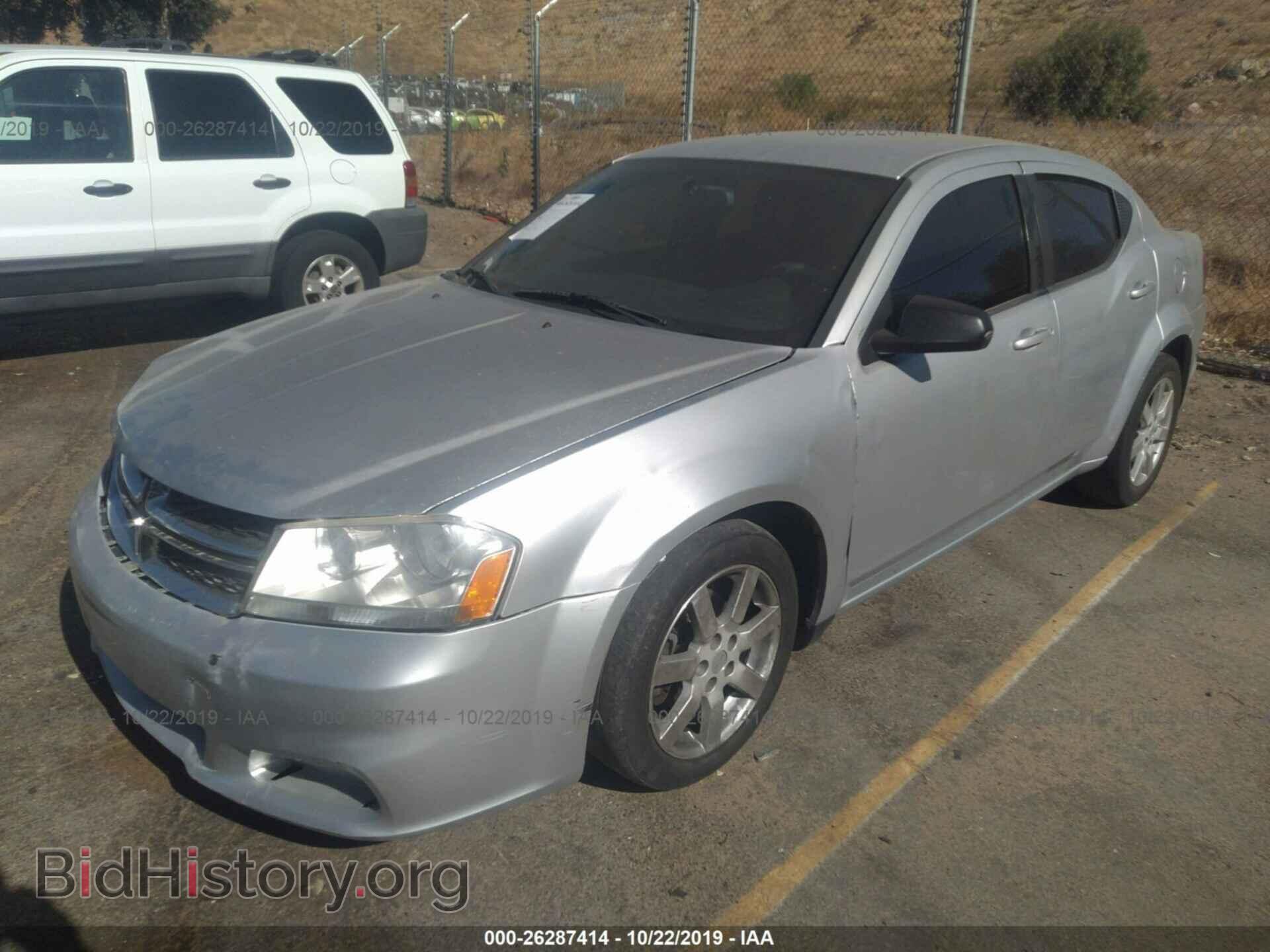 2012 DODGE AVENGER - VIN: 1C3CDZAB2CN223738 - Фото 2