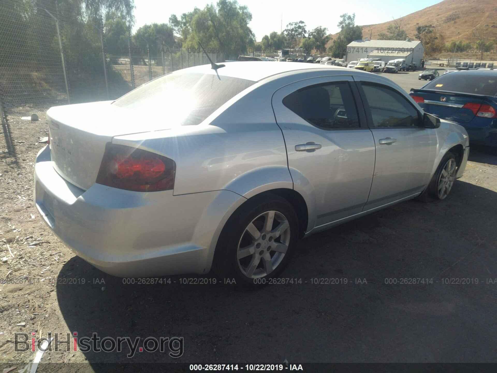 2012 DODGE AVENGER - VIN: 1C3CDZAB2CN223738 - Фото 4