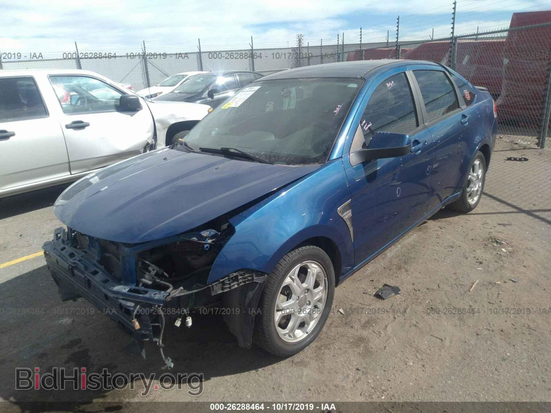 2008 FORD FOCUS - VIN: 1FAHP35N18W274505 - Фото 2